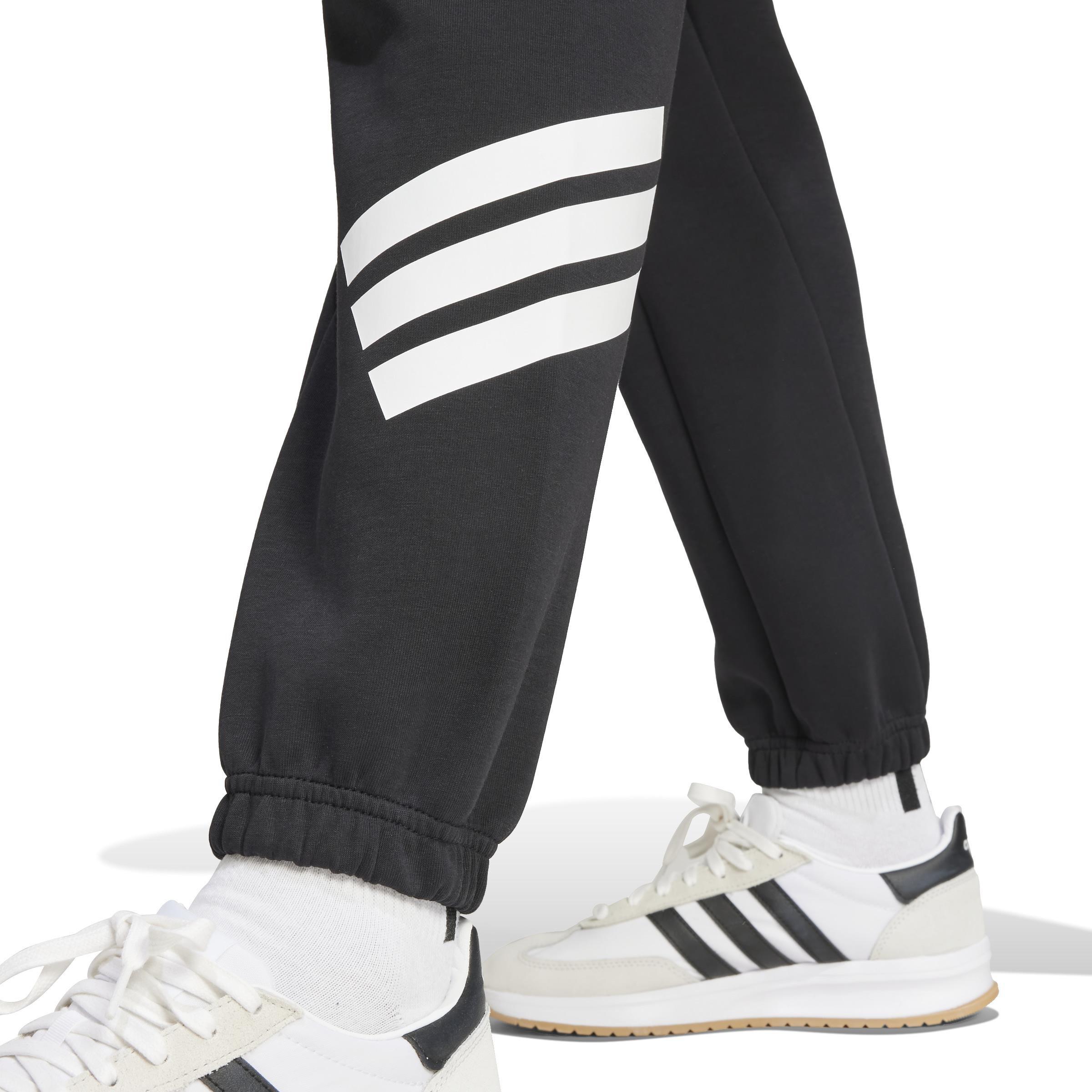 Future Icons 3-Stripes Tracksuit Bottoms, Black, A701_ONE, large image number 2