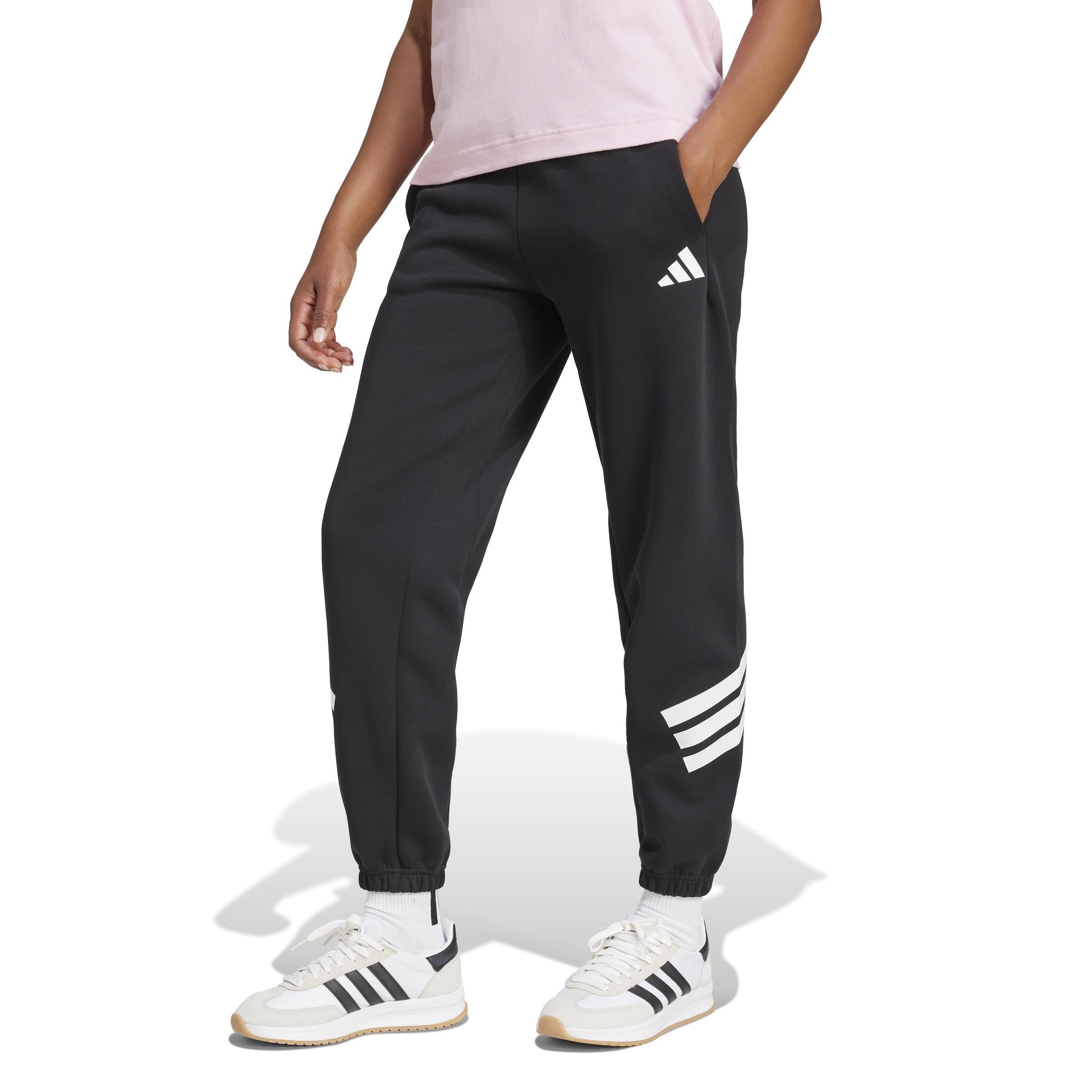 Future Icons 3-Stripes Tracksuit Bottoms, Black, A701_ONE, large image number 5