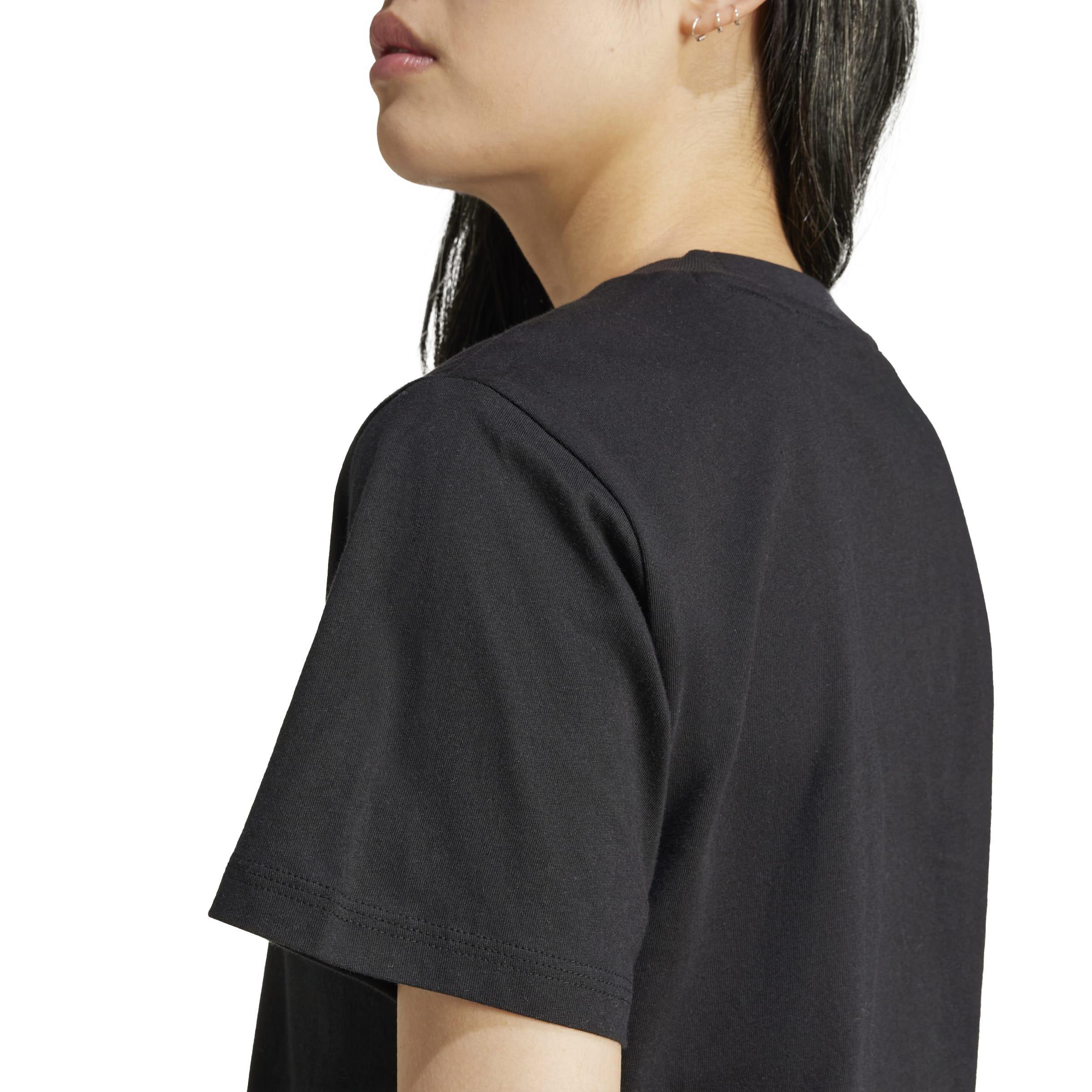 Essentials Small Logo Cotton T-Shirt, Black, A701_ONE, large image number 2
