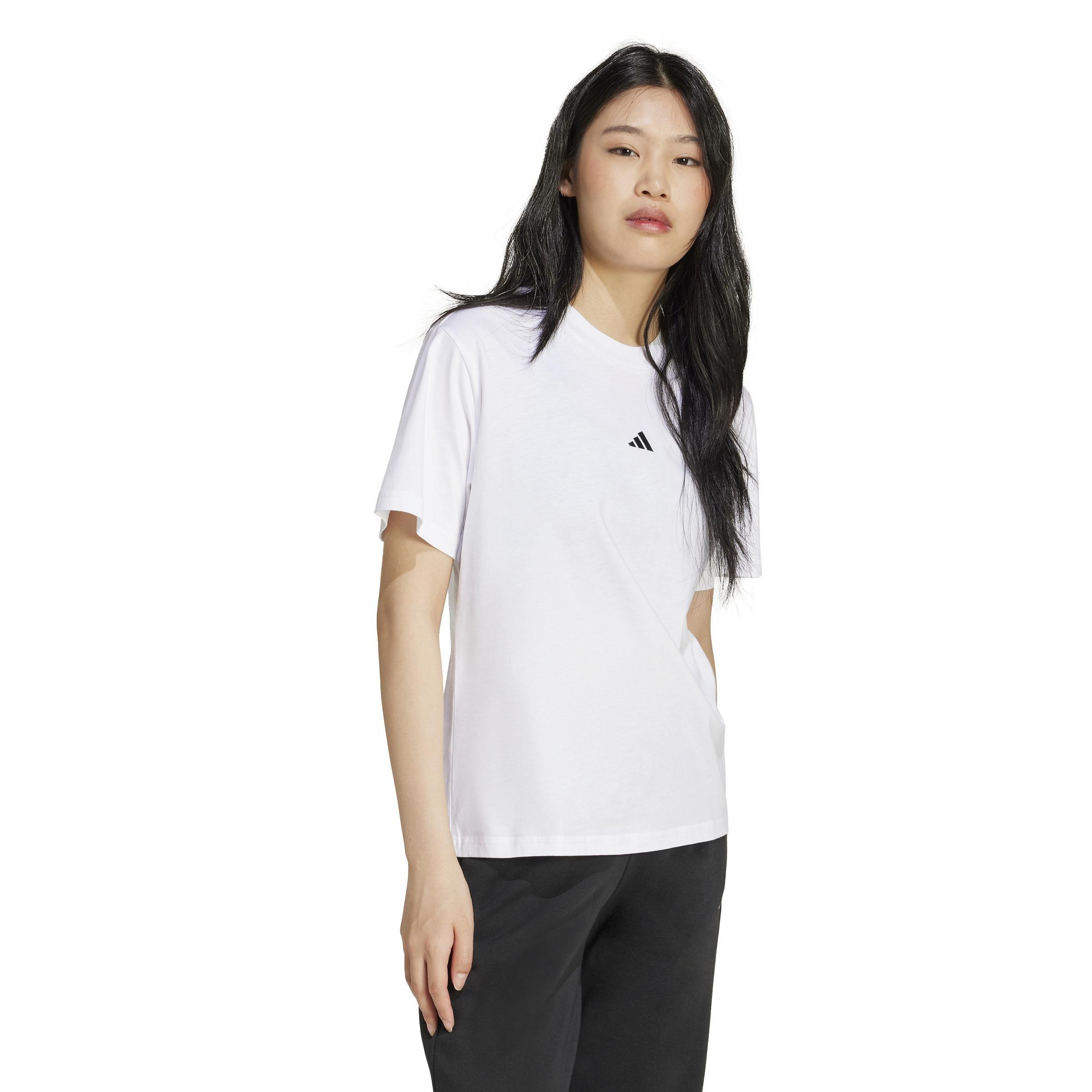 Essentials Small Logo Cotton T-Shirt, White, A701_ONE, large image number 4
