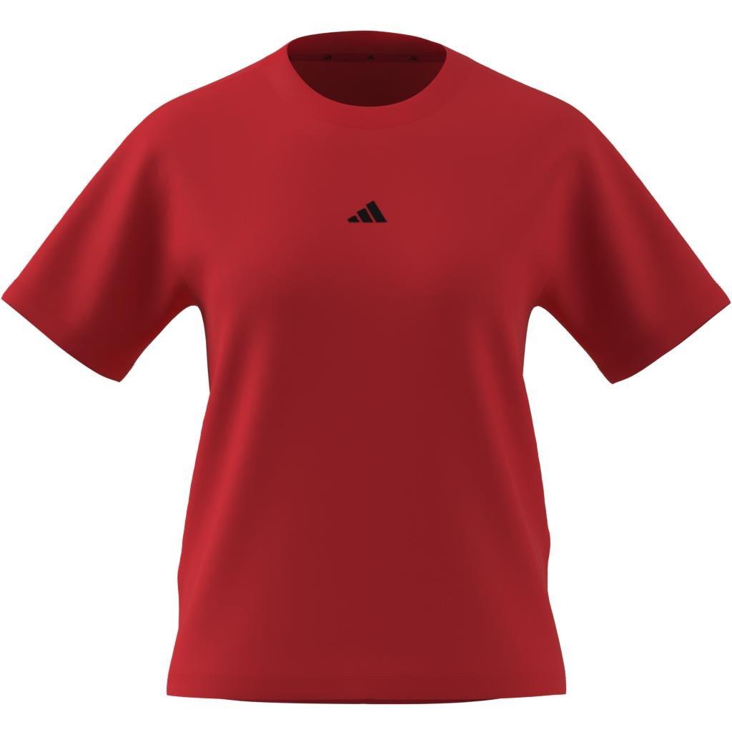 Essentials Small Logo Cotton T-Shirt, Red, A701_ONE, large image number 5