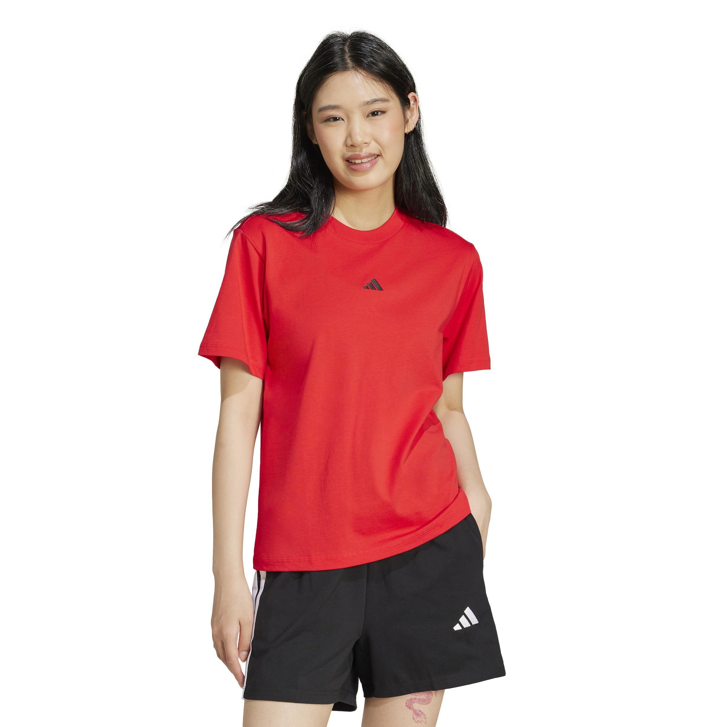 Essentials Small Logo Cotton T-Shirt, Red, A701_ONE, large image number 6