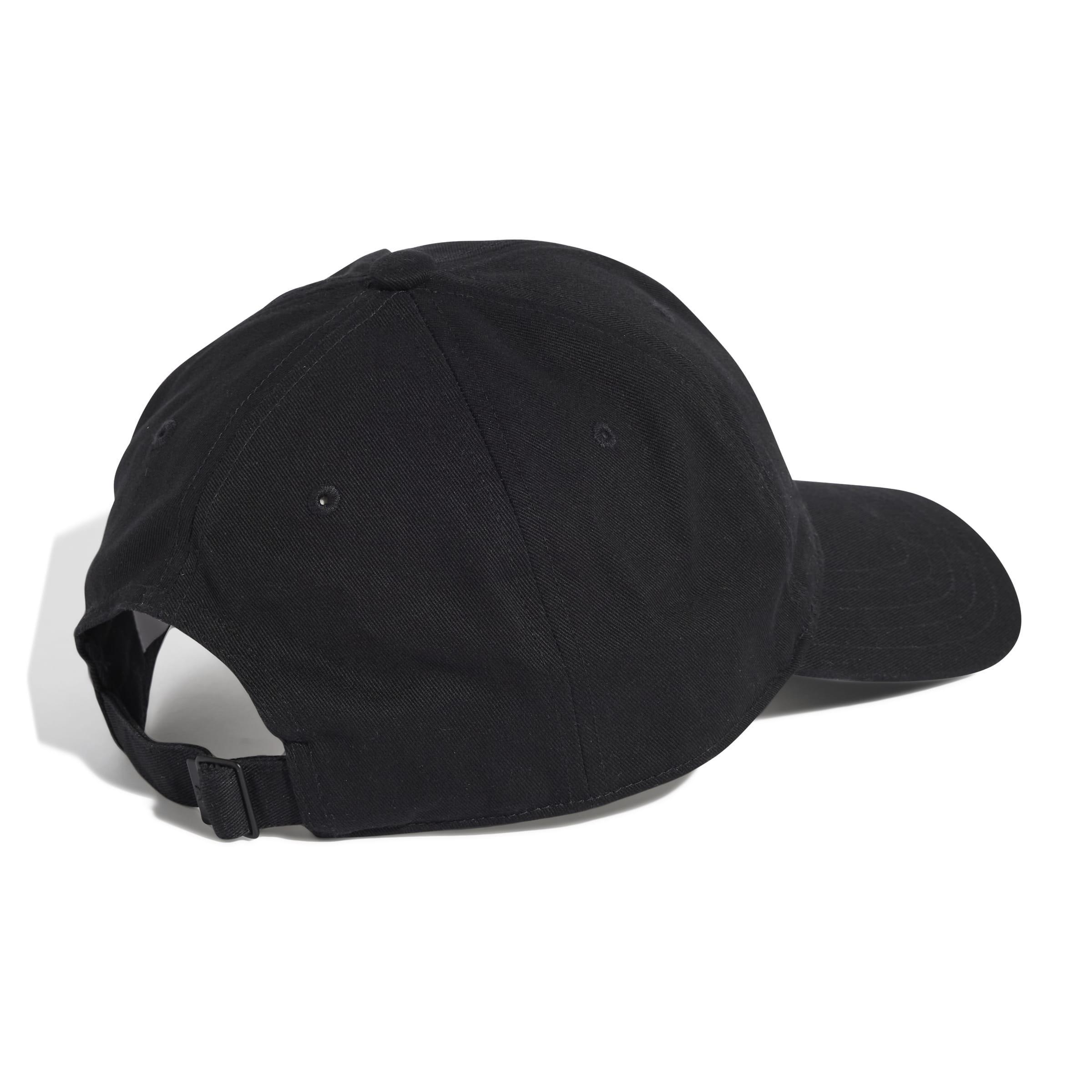 Unisex Adicolor Classic Trefoil Baseball Cap, Black, , large image number 1