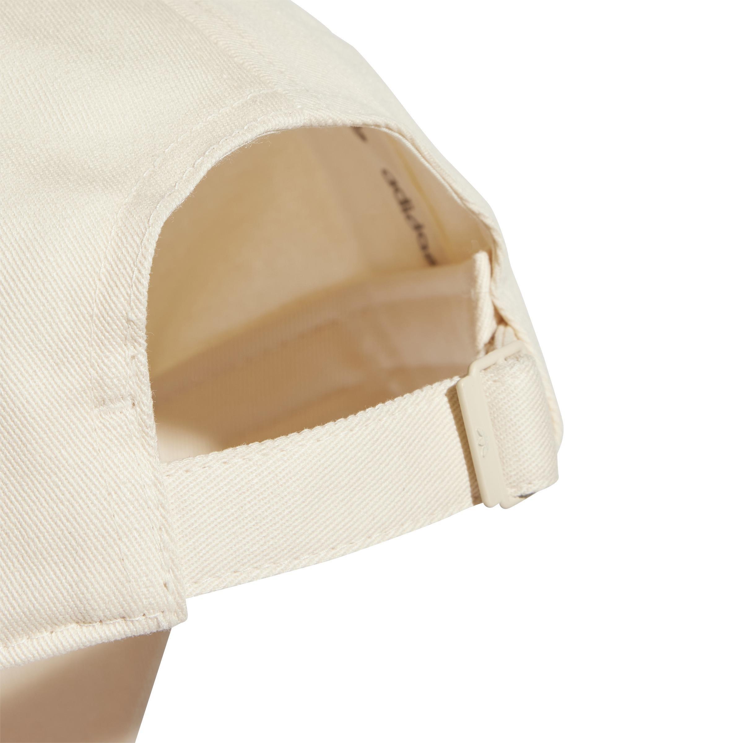 Unisex Adicolor Classic Trefoil Baseball Cap, White, , large image number 2