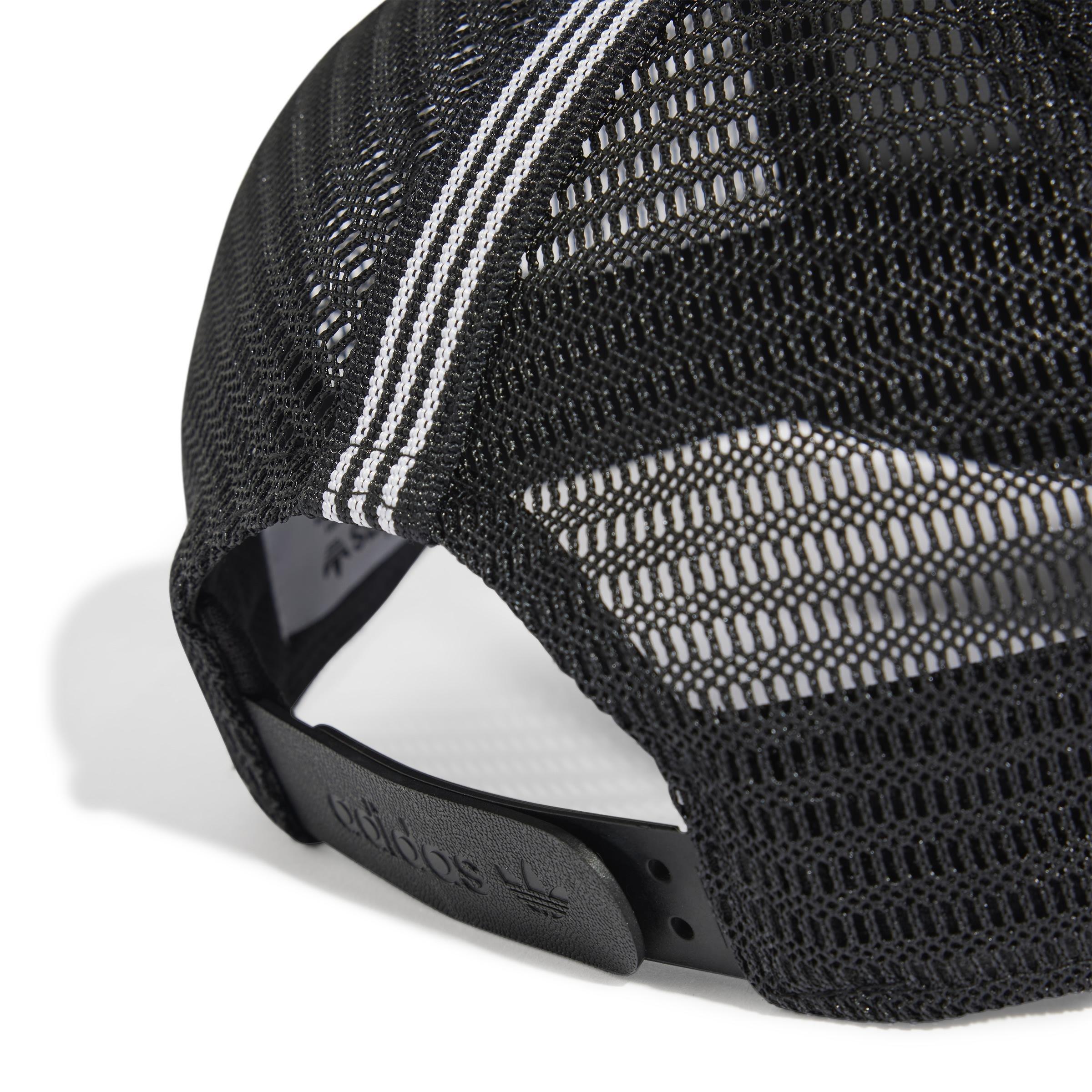 Unisex Adicolor Classic Curved Foam Trucker Cap, Black, , large image number 2