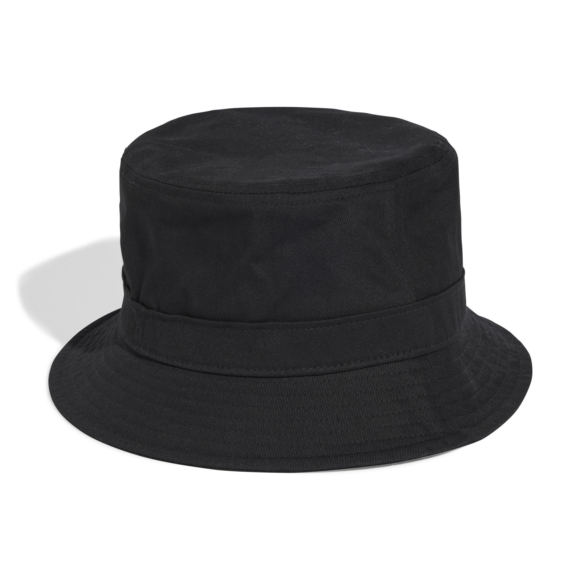 Unisex Adicolor Trefoil Bucket Hat, Black, A701_ONE, large image number 1