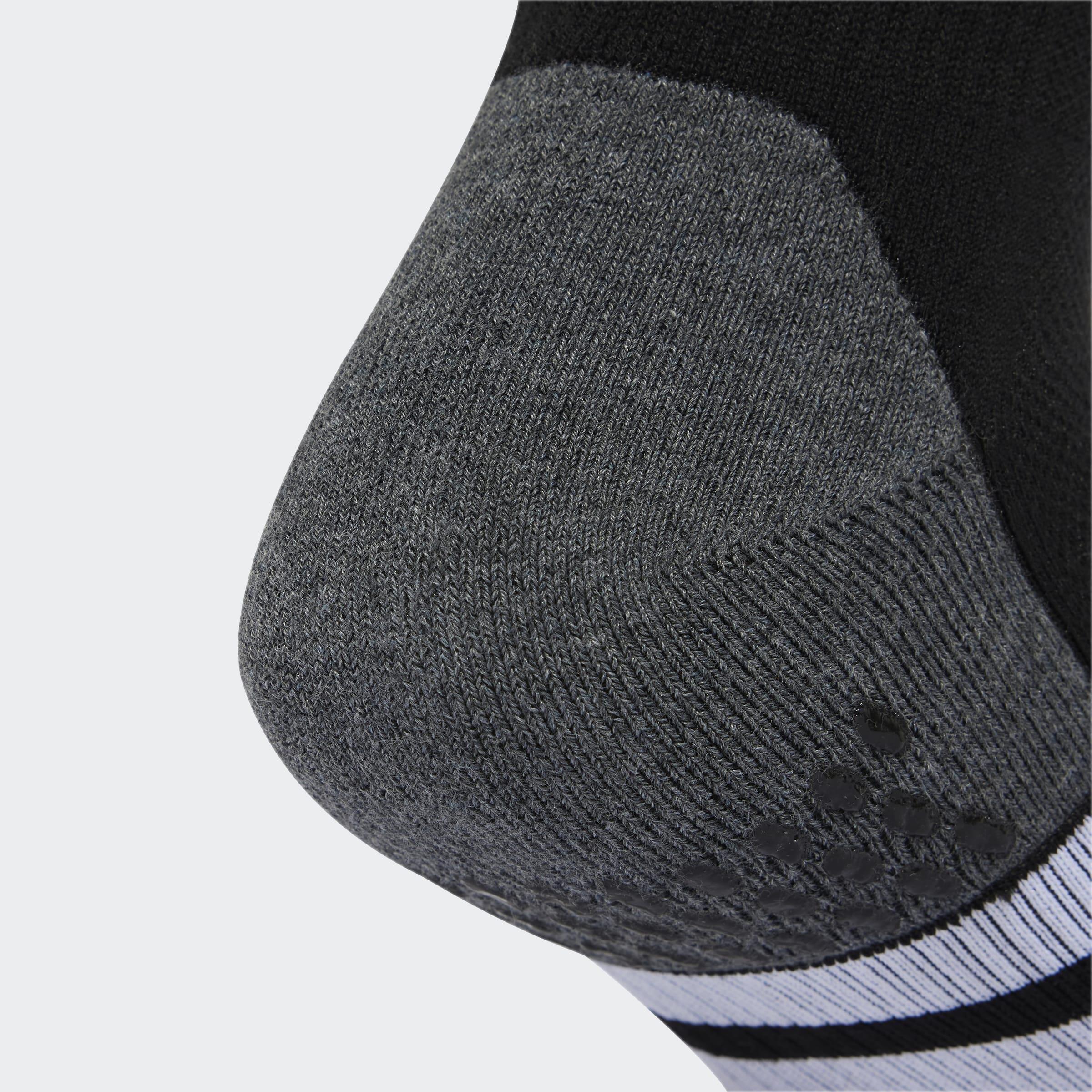 Unisex Performance Grip CLIMACOOL Cushioned Crew Socks - 3 Pairs, Black, A701_ONE, large image number 3