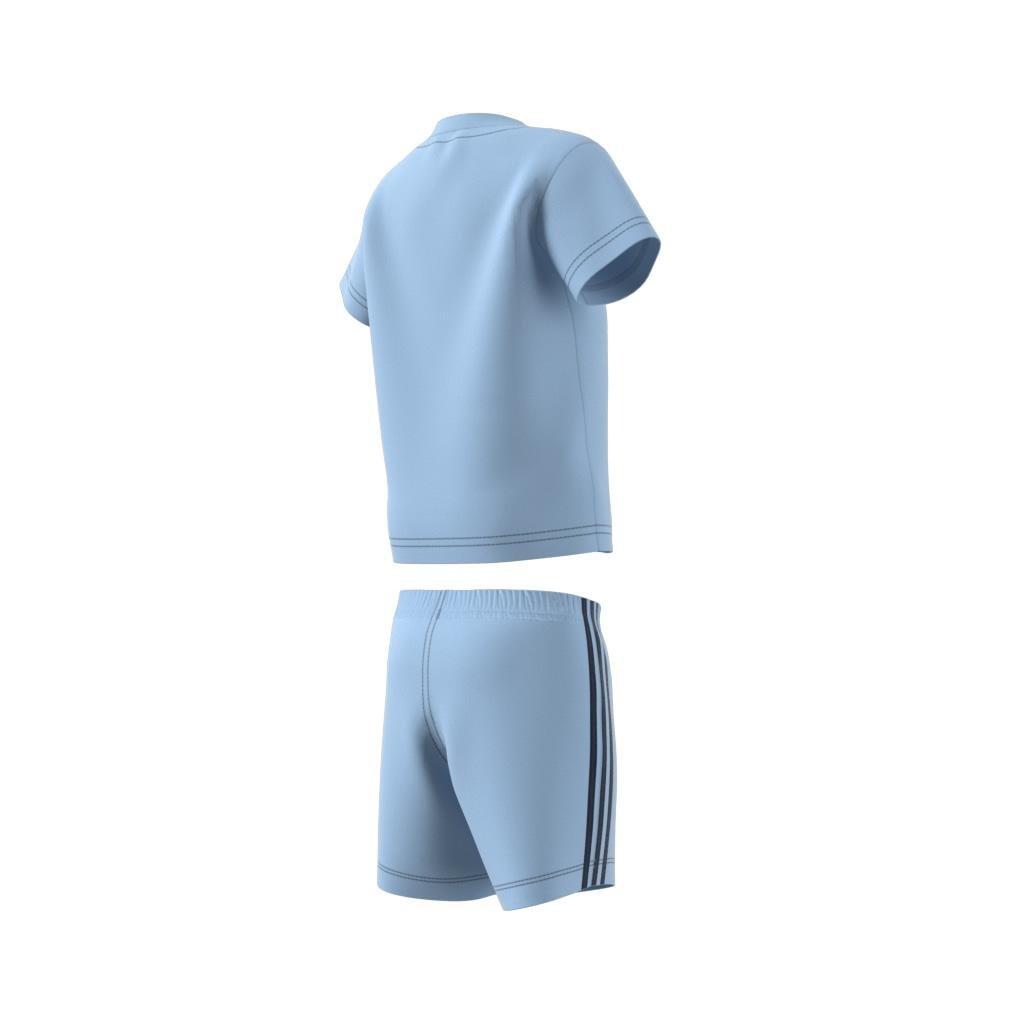 Unisex Shorts Tee Set Kids, Blue, A701_ONE, large image number 10