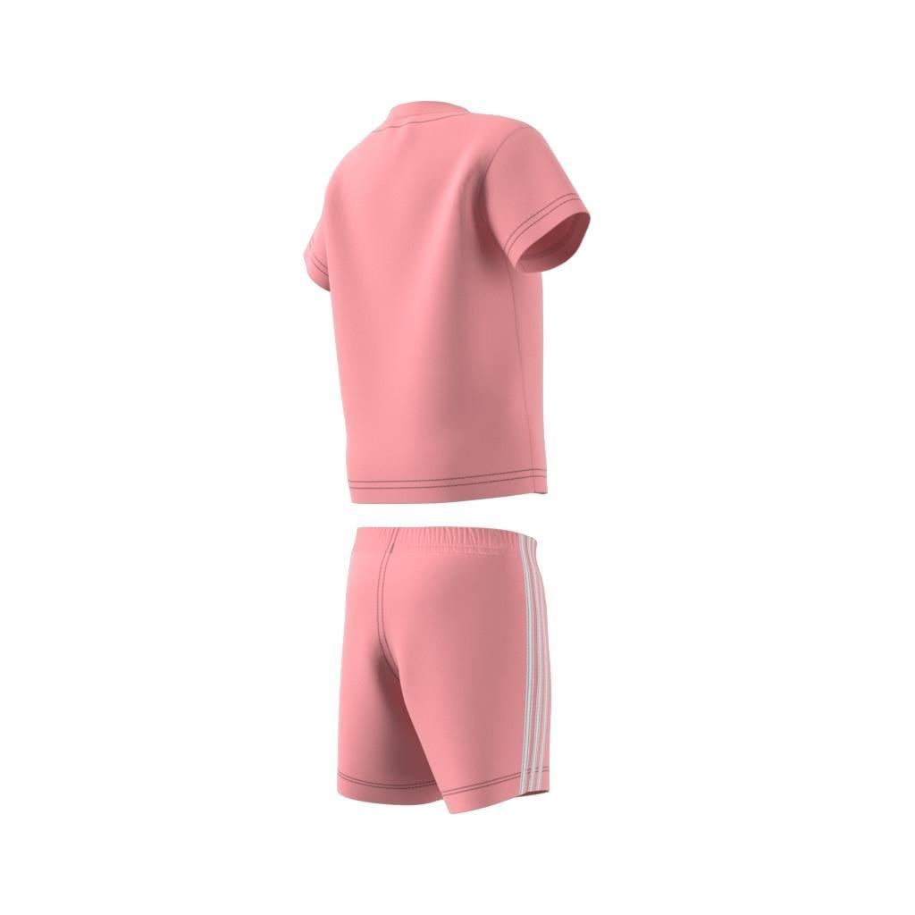 Unisex Shorts Tee Set, Pink, A701_ONE, large image number 12