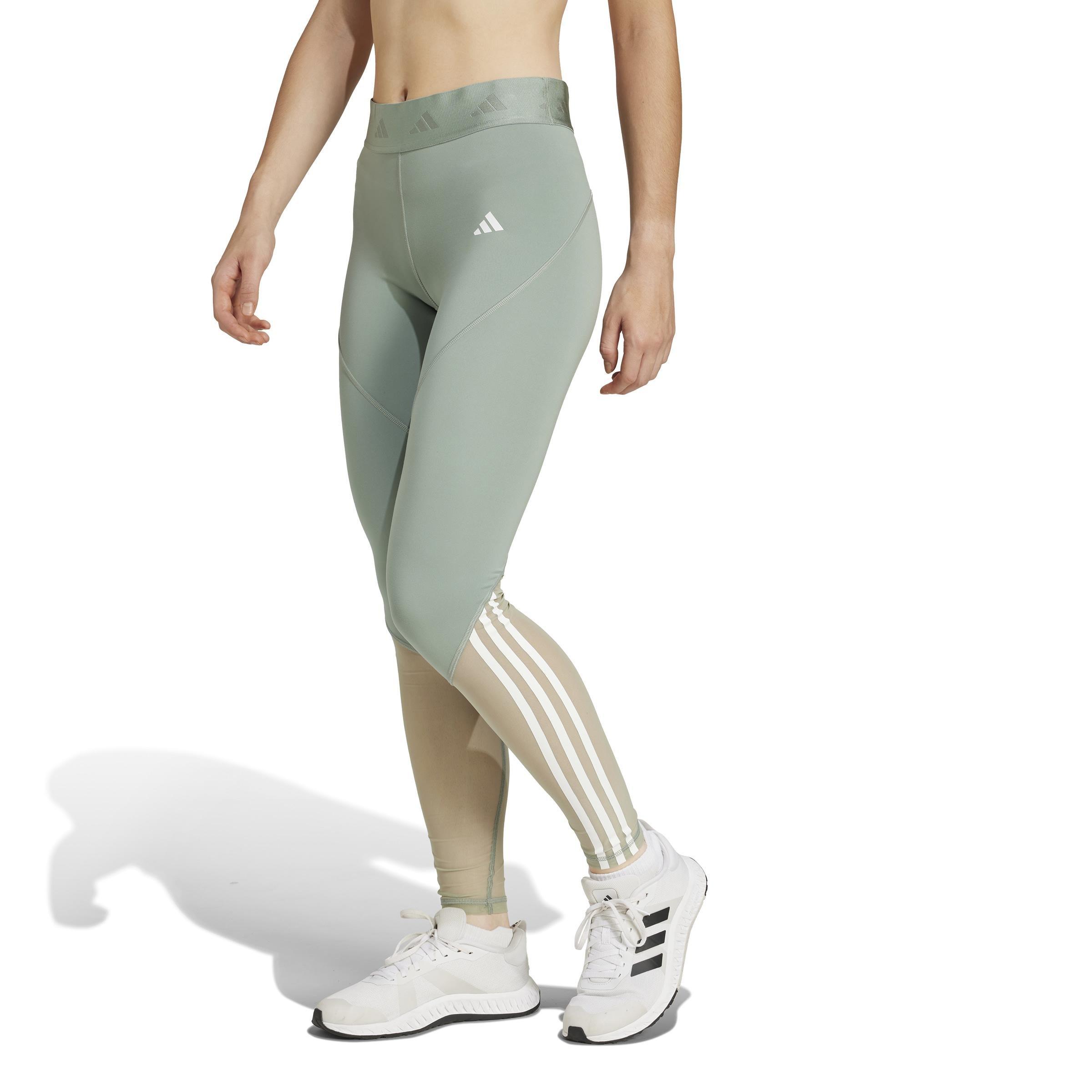 Hyperglam Full-Length Leggings, Green, A701_ONE, large image number 9