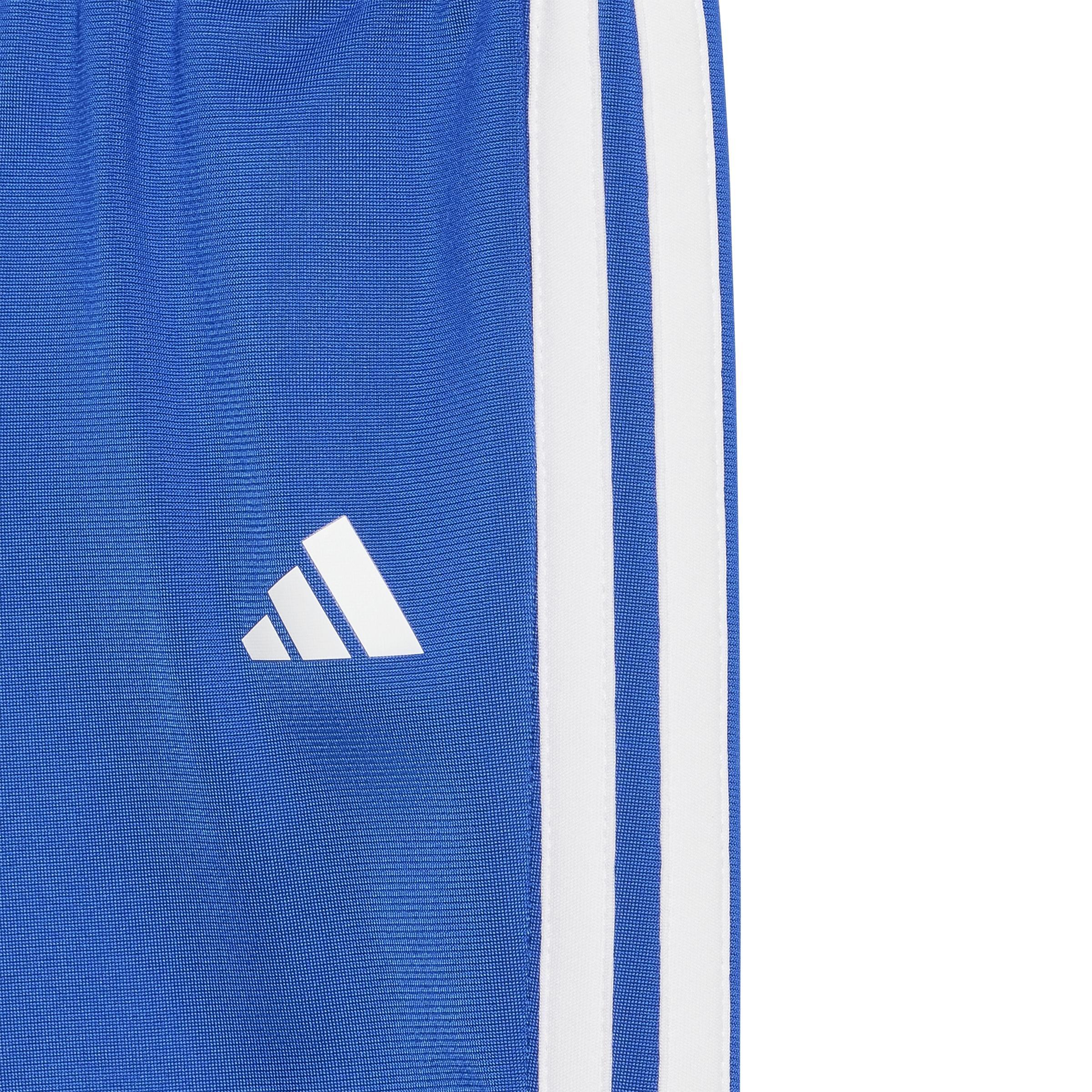 Unisex Kids Seasonal Essentials Tiberio 3-Stripes Tricot Track Suit, Blue, A701_ONE, large image number 4