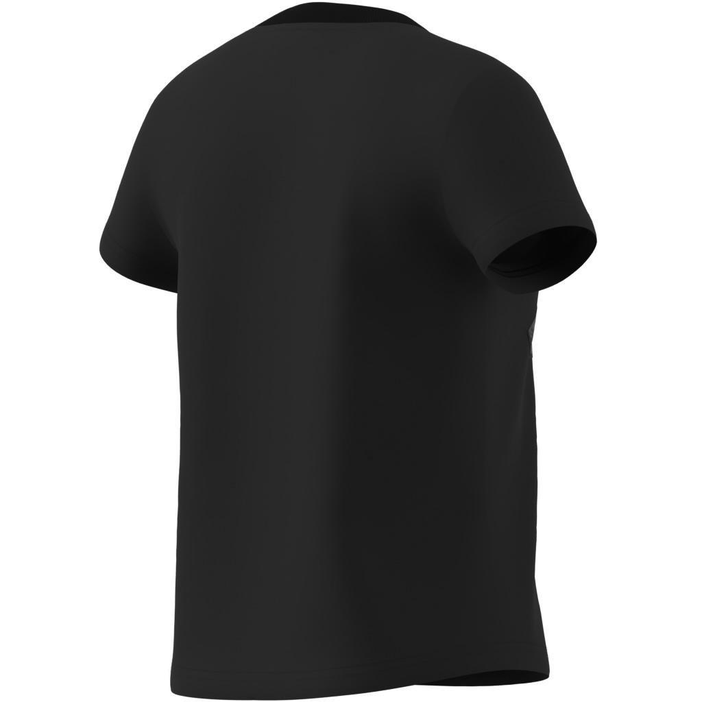 Kids Seasonal Essentials Flower T-Shirt, Black, , large image number 6