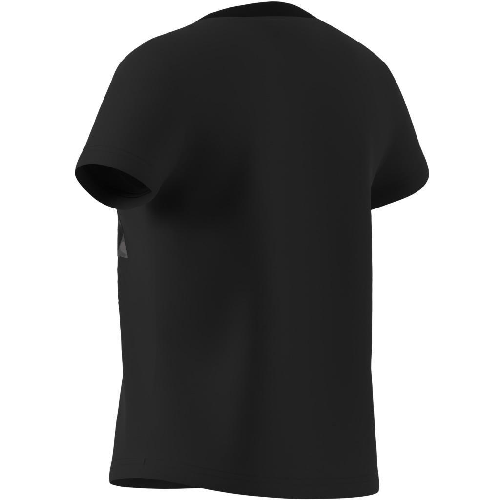 Kids Seasonal Essentials Flower T-Shirt, Black, , large image number 12