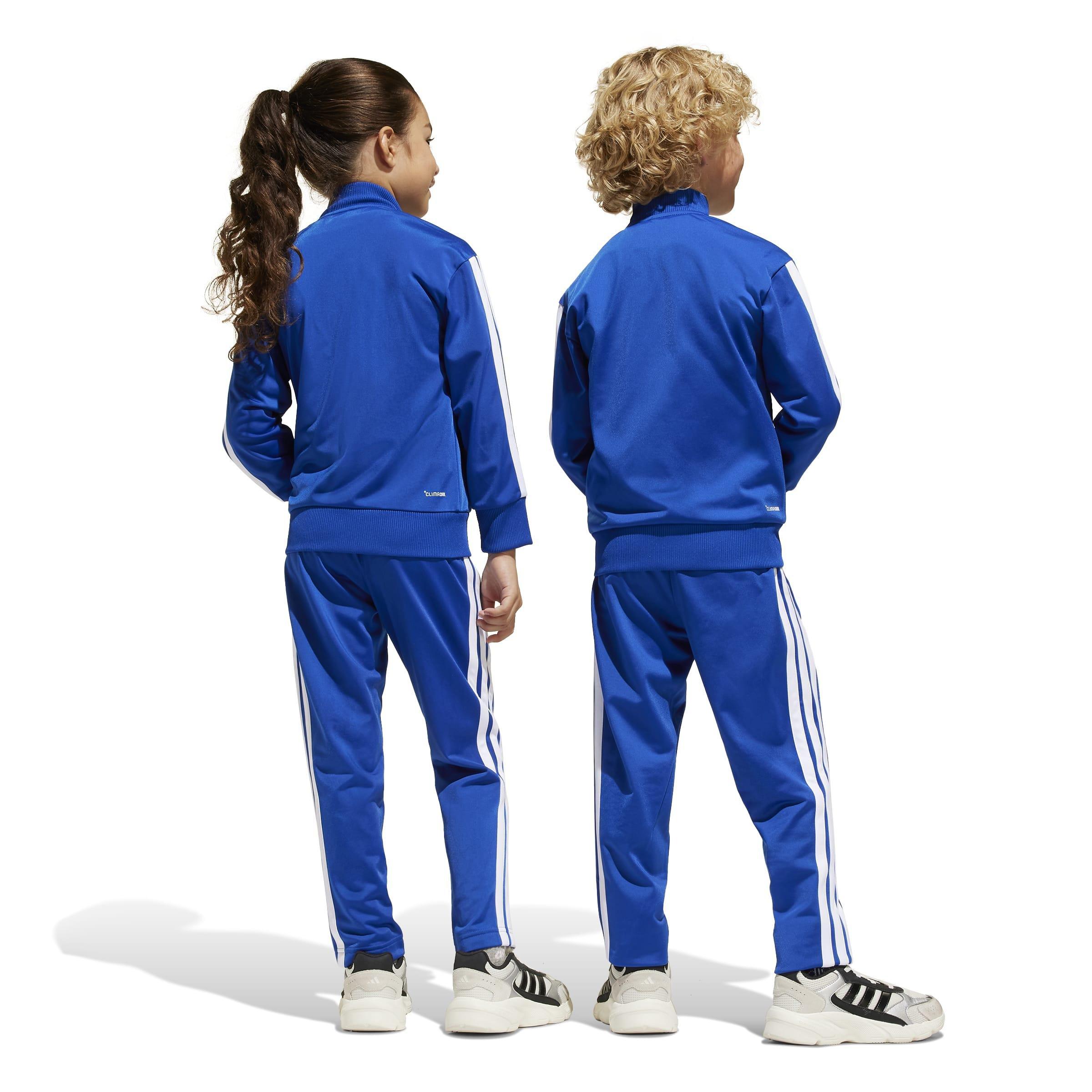 Kids Unisex Seasonal Essentials Tiberio 3-Stripes Tricot Track Suit, Blue, , large image number 2