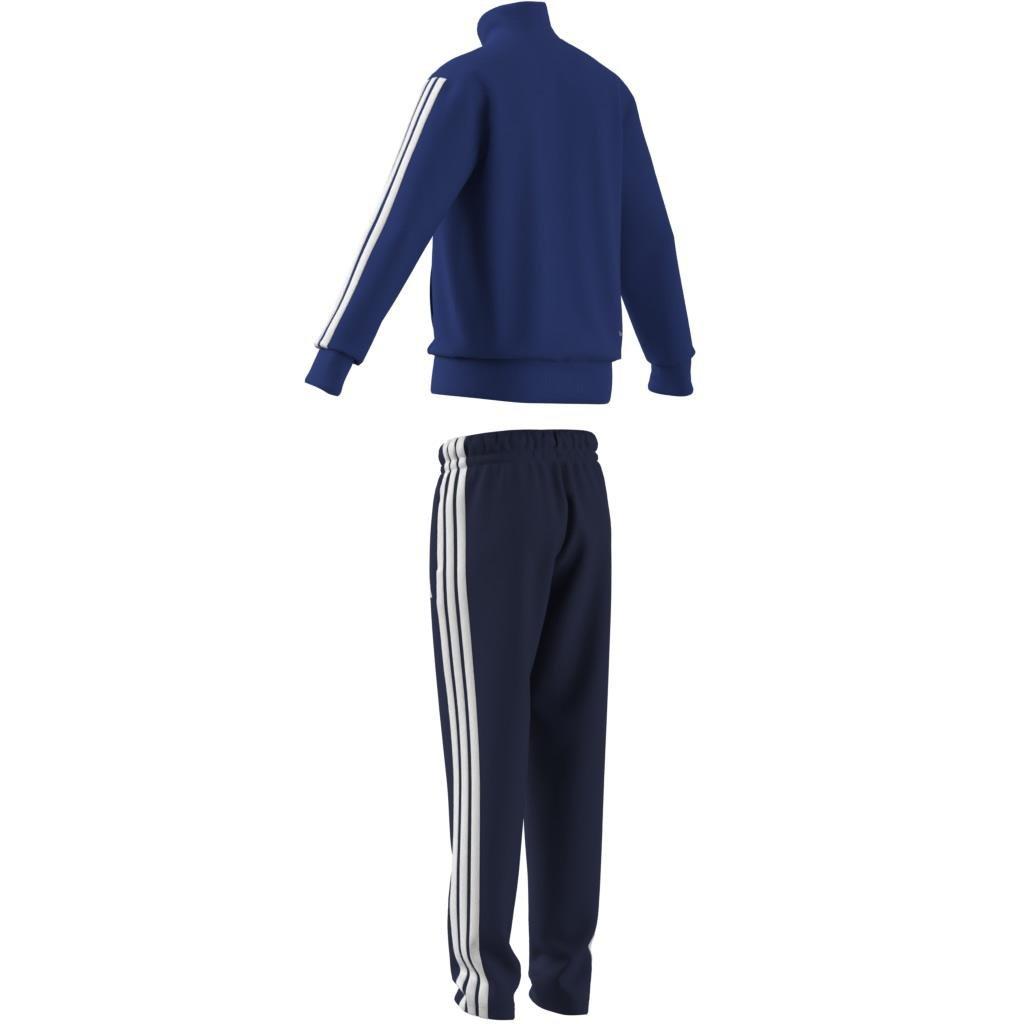 Unisex Kids Seasonal Essentials Tiberio 3-Stripes Tricot Track Suit, Blue, , large image number 6