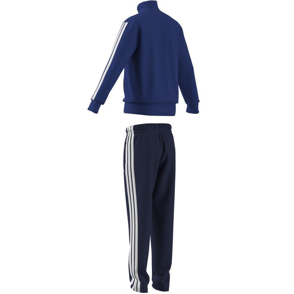 Unisex Seasonal Essentials Tiberio 3-Stripes Tricot Track Suit Kids, Blue, A701_ONE, large image number 6