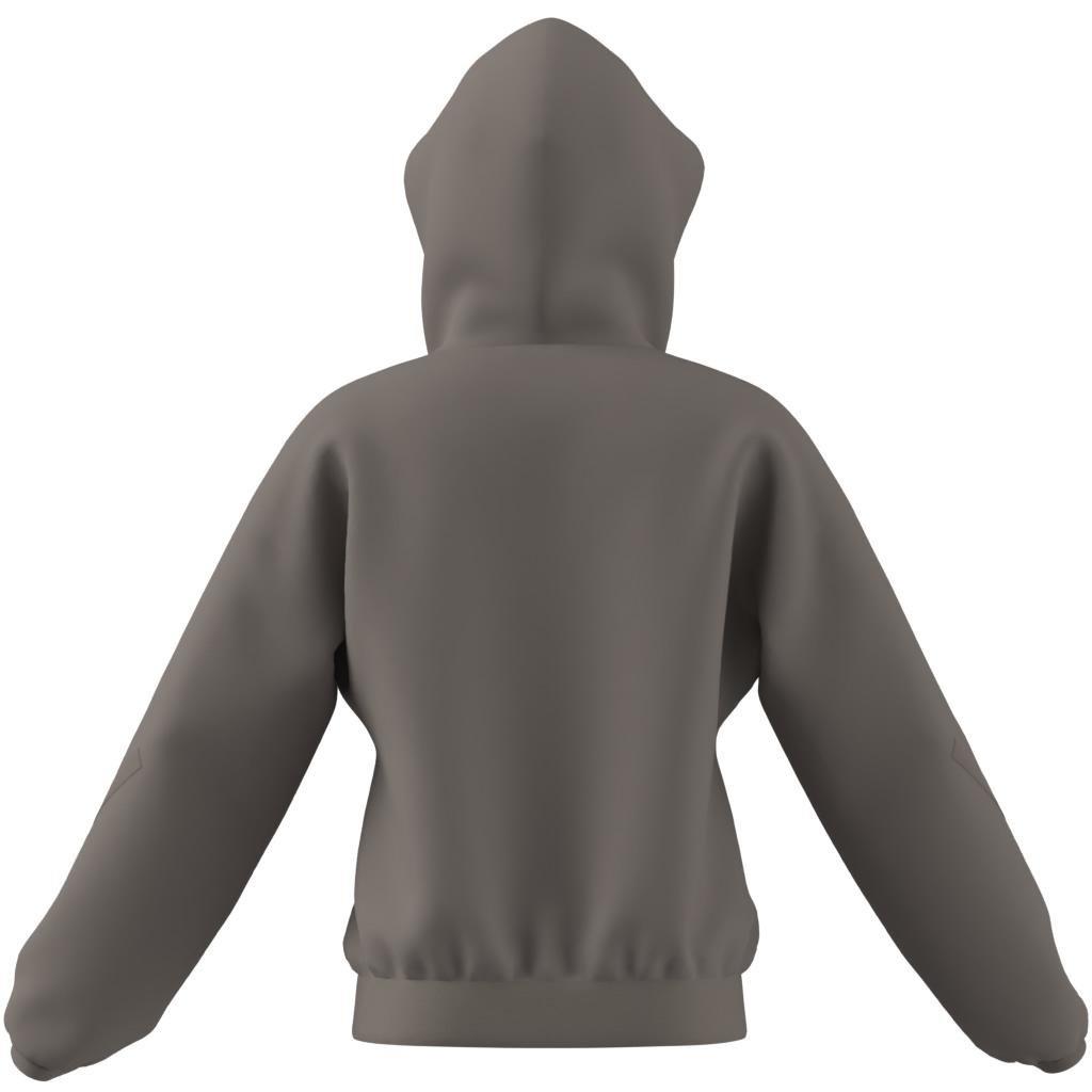 Unisex Kids adidas Z.N.E. Full-Zip Hooded Track Jacket, Beige, , large image number 8