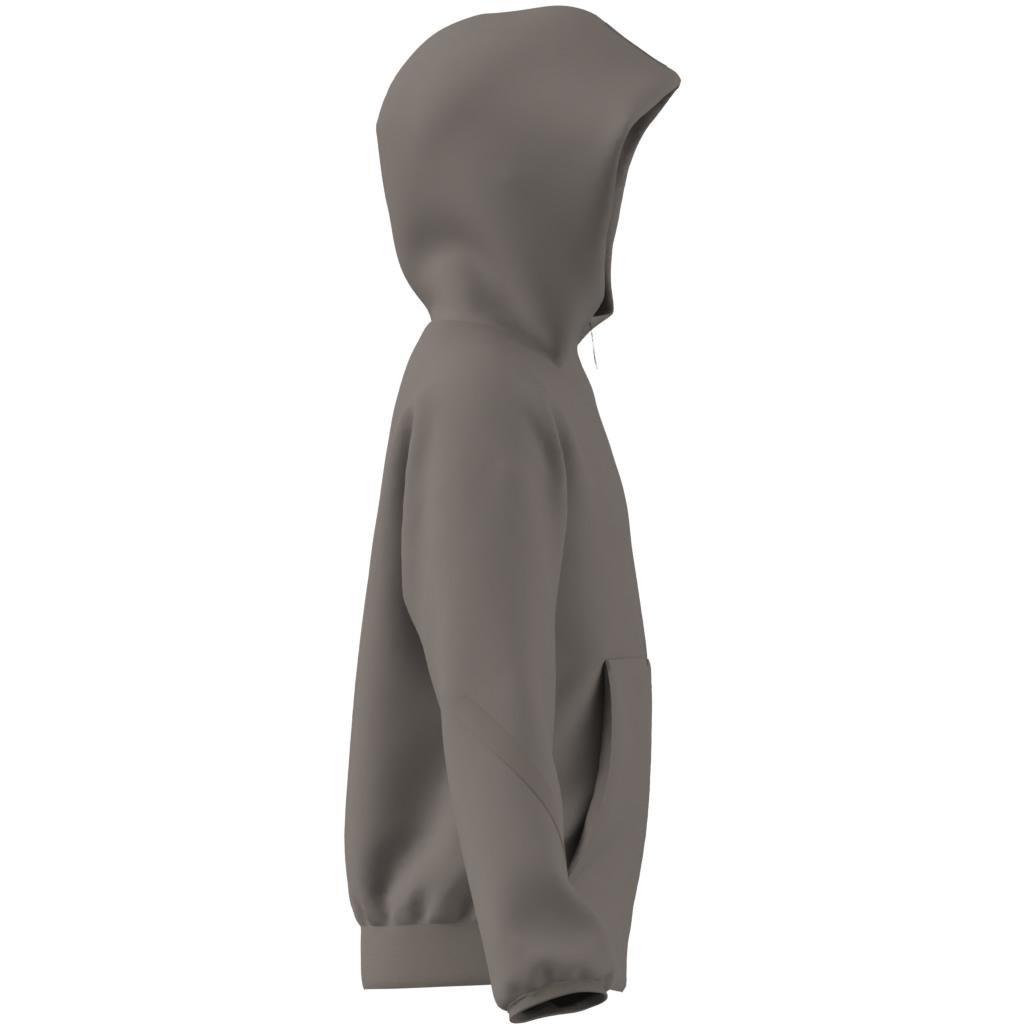 Unisex Kids adidas Z.N.E. Full-Zip Hooded Track Jacket, Beige, , large image number 9