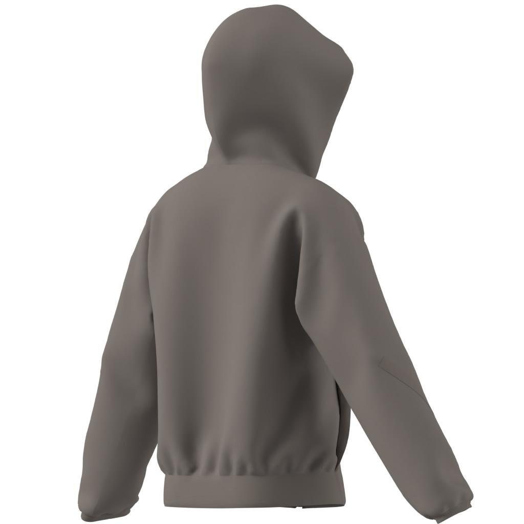 Unisex Kids adidas Z.N.E. Full-Zip Hooded Track Jacket, Beige, , large image number 13