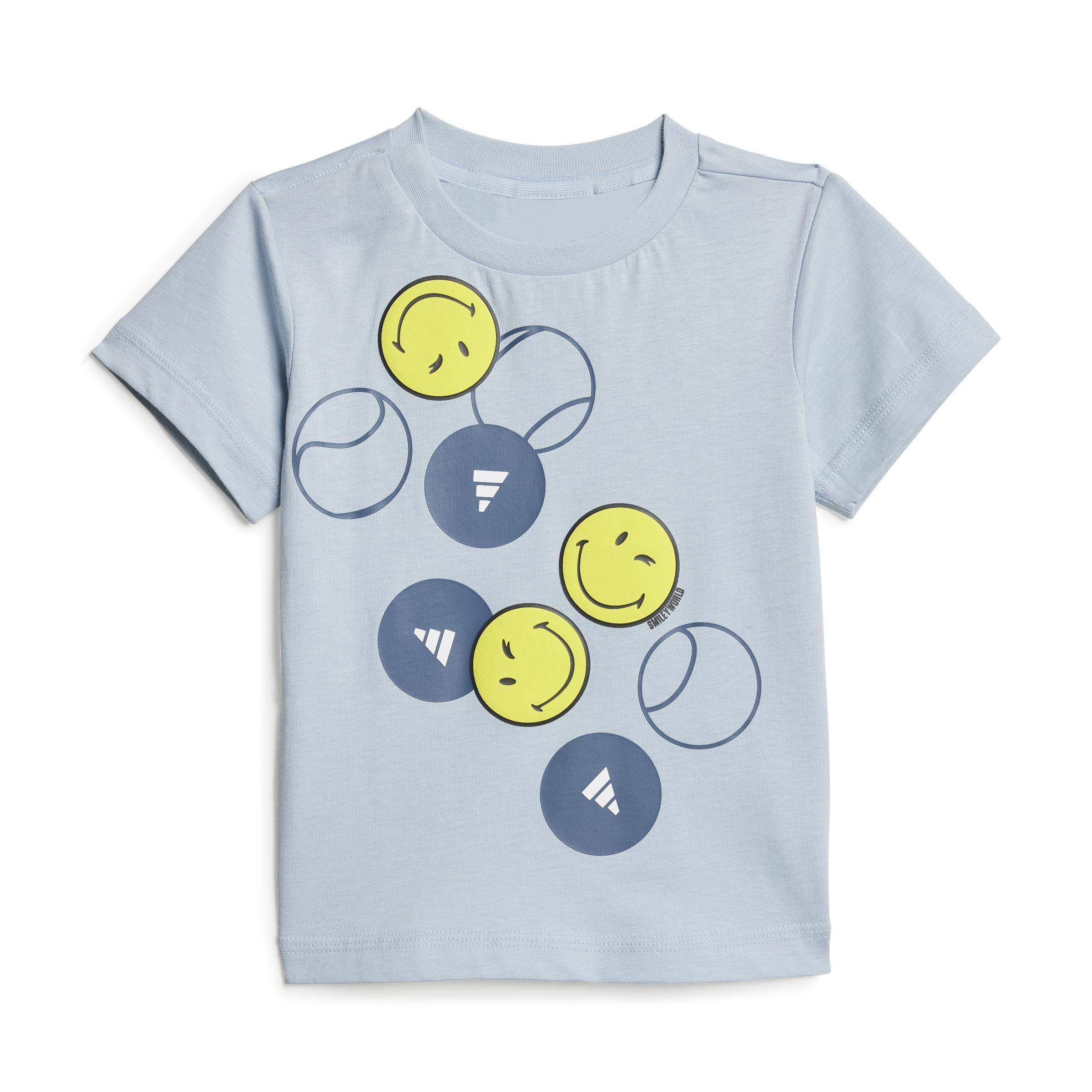 Unisex Kids Adidas X Smileyworld Summerset, Blue, , large image number 9