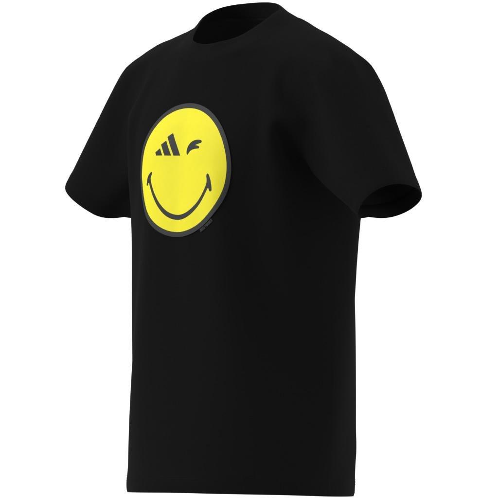 Unisex adidas x Smileyworld Graphics Tee Kids, Black, A701_ONE, large image number 14