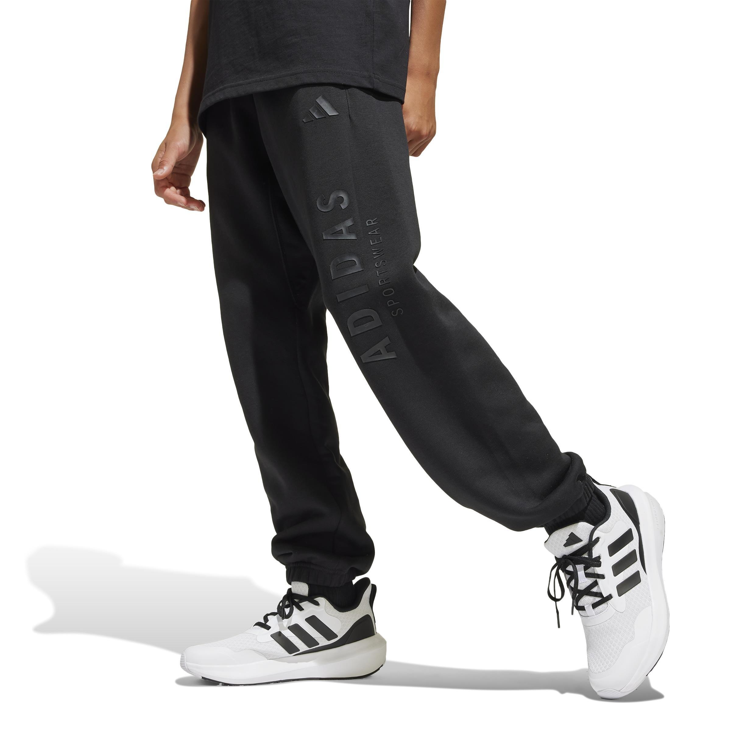 Unisex Kids J All Season GFX Pant, Black, A701_ONE, large image number 2