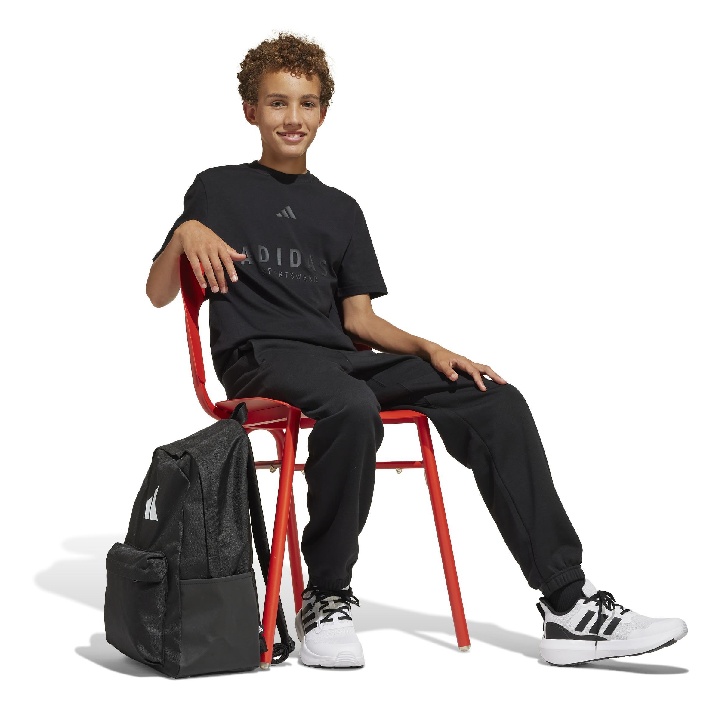 Unisex Kids J All Season GFX Pant, Black, A701_ONE, large image number 5