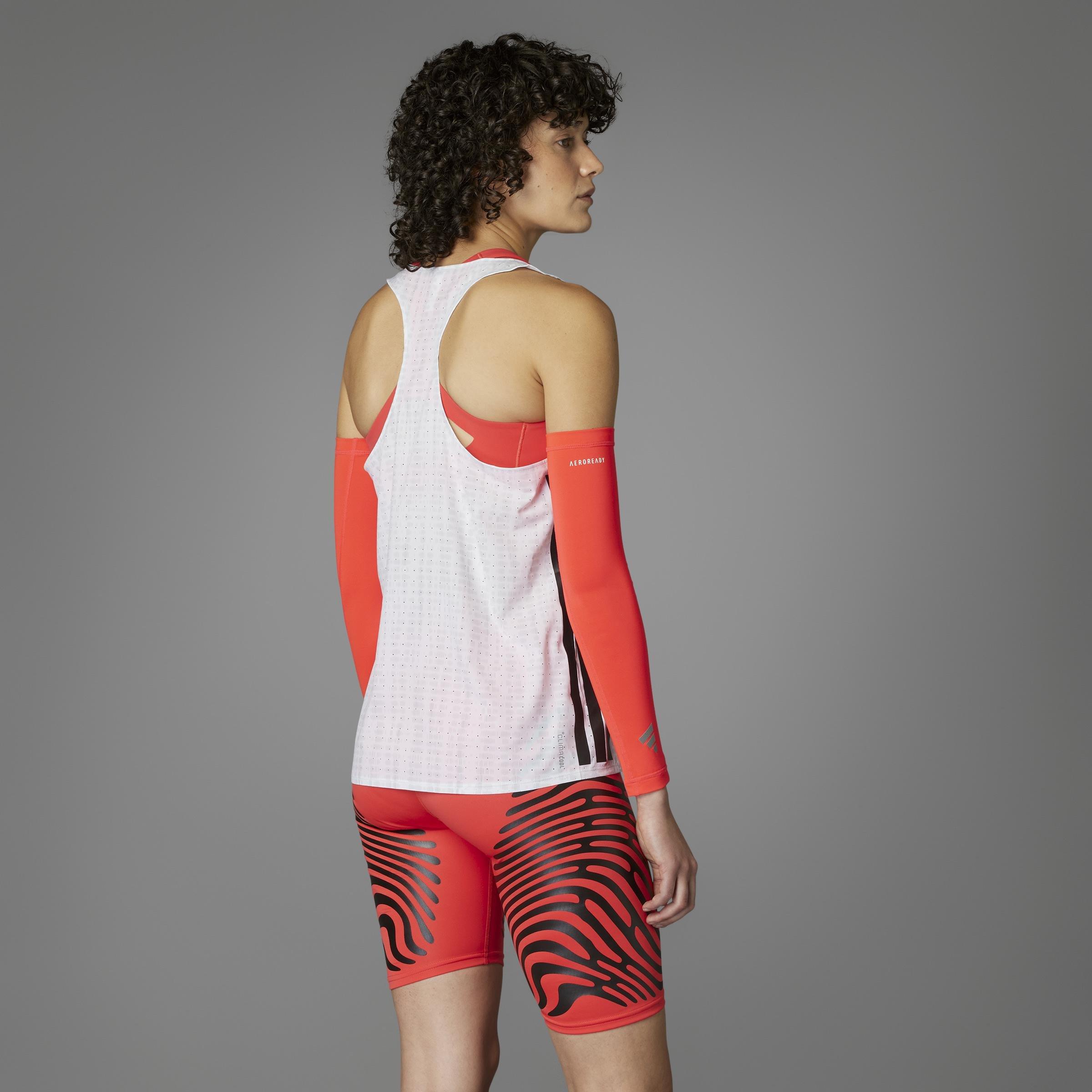 Adizero Running Singlet, White, , large image number 4