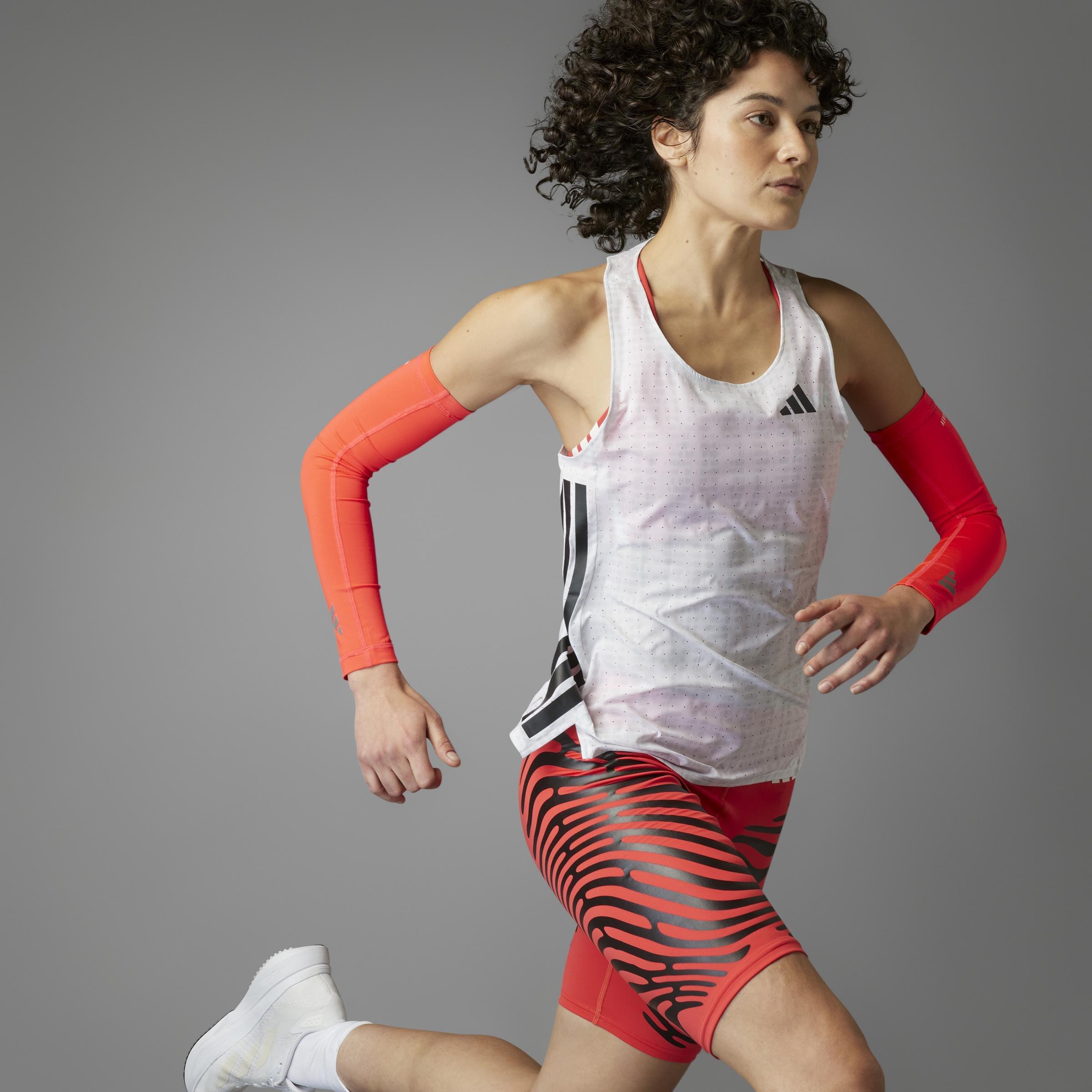 Adizero Running Singlet, White, , large image number 7