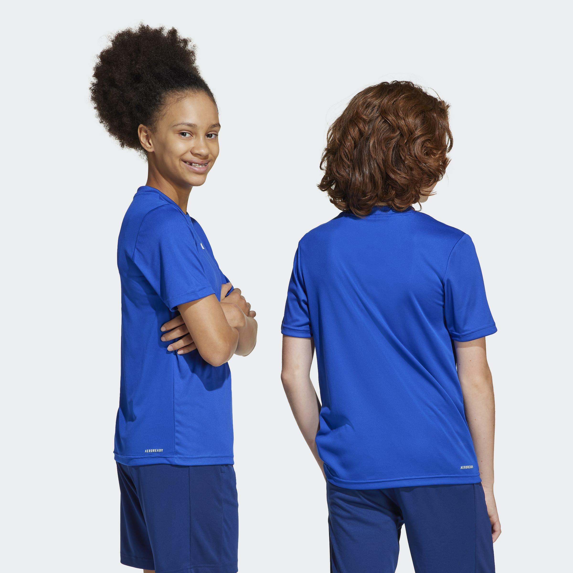 Unisex Kids Train Essentials Logo Regular Fit T-Shirt, Blue, A701_ONE, large image number 3