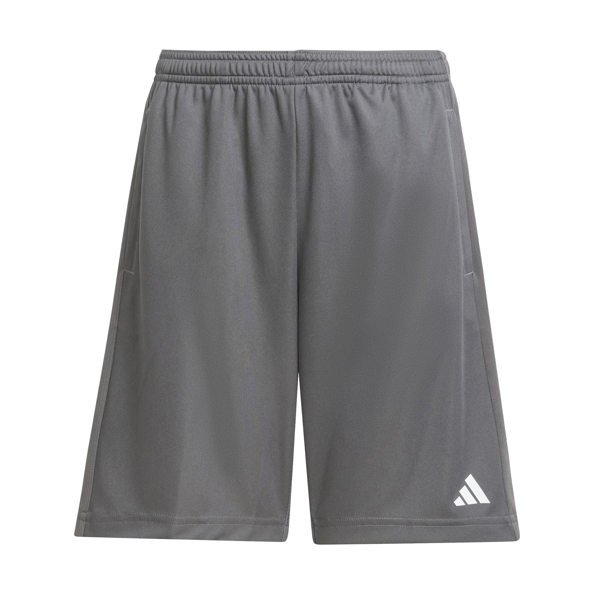 Unisex Kids Train Essentials Logo Regular Fit Shorts, Grey, , large image number 0