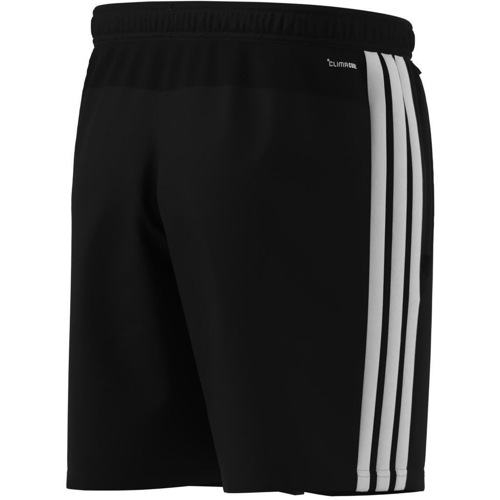 Essentials Training 3-Stripes Woven Shorts, Black, , large image number 4