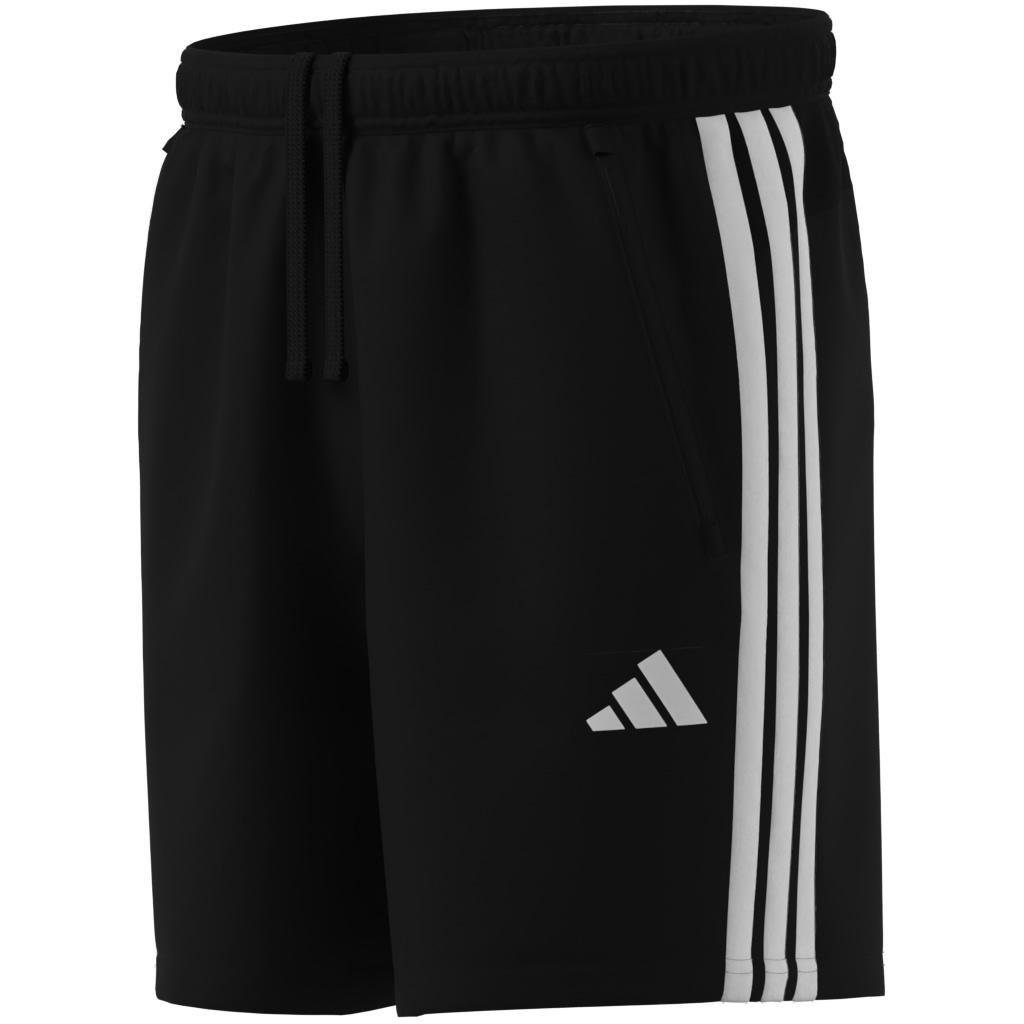 Essentials Training 3-Stripes Woven Shorts, Black, , large image number 5