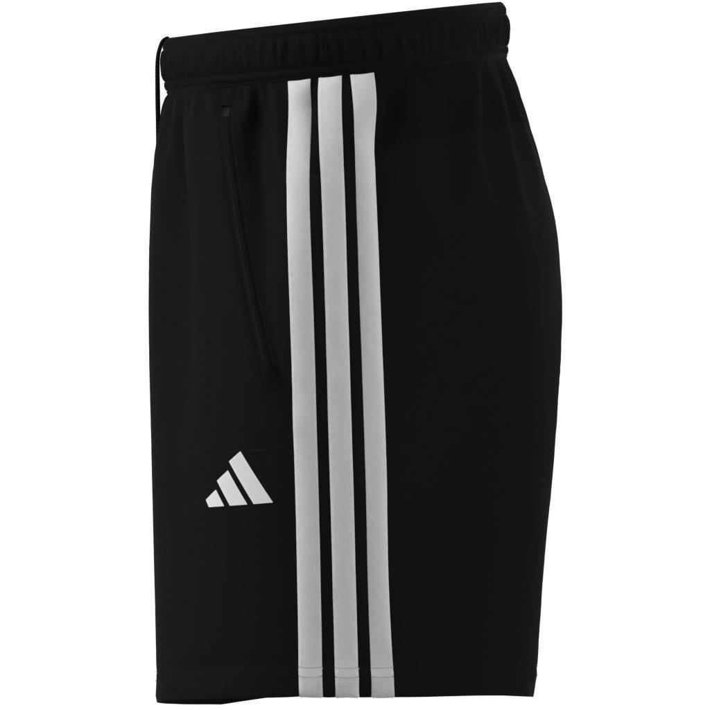 Essentials Training 3-Stripes Woven Shorts, Black, A701_ONE, large image number 6