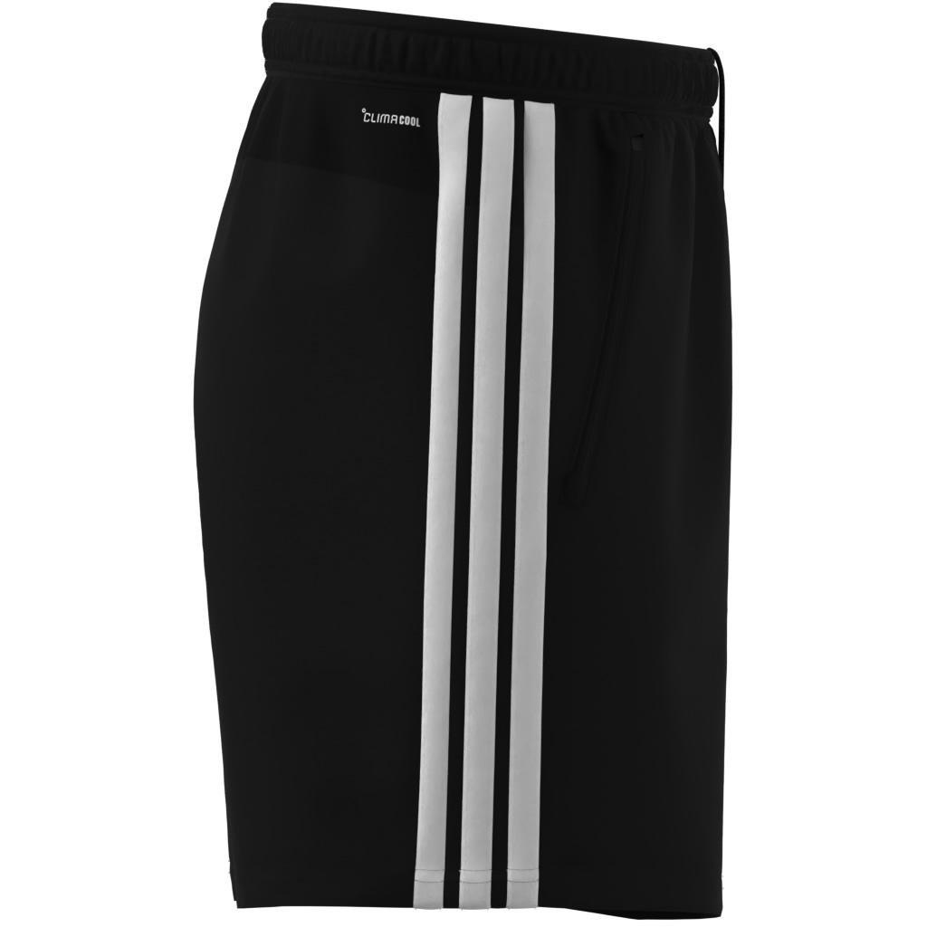 Essentials Training 3-Stripes Woven Shorts, Black, , large image number 7