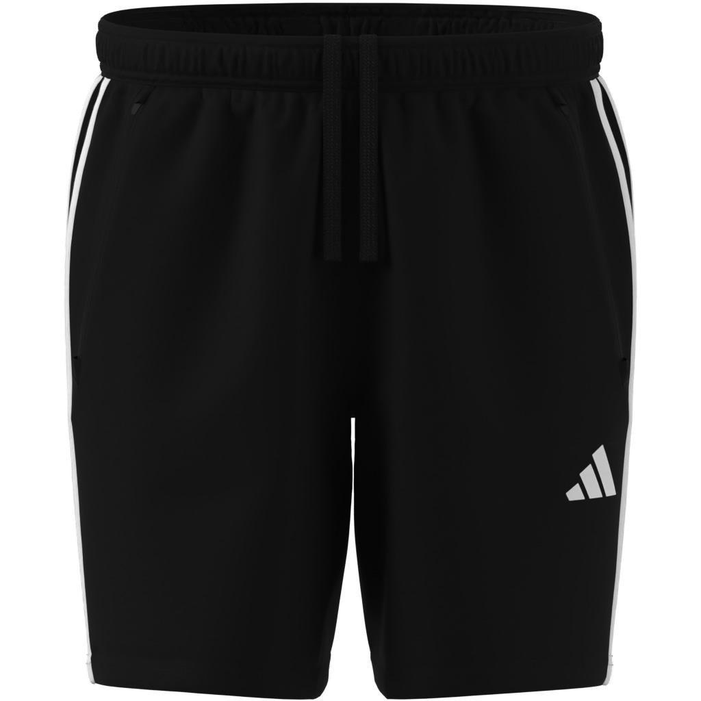Essentials Training 3-Stripes Woven Shorts, Black, , large image number 11