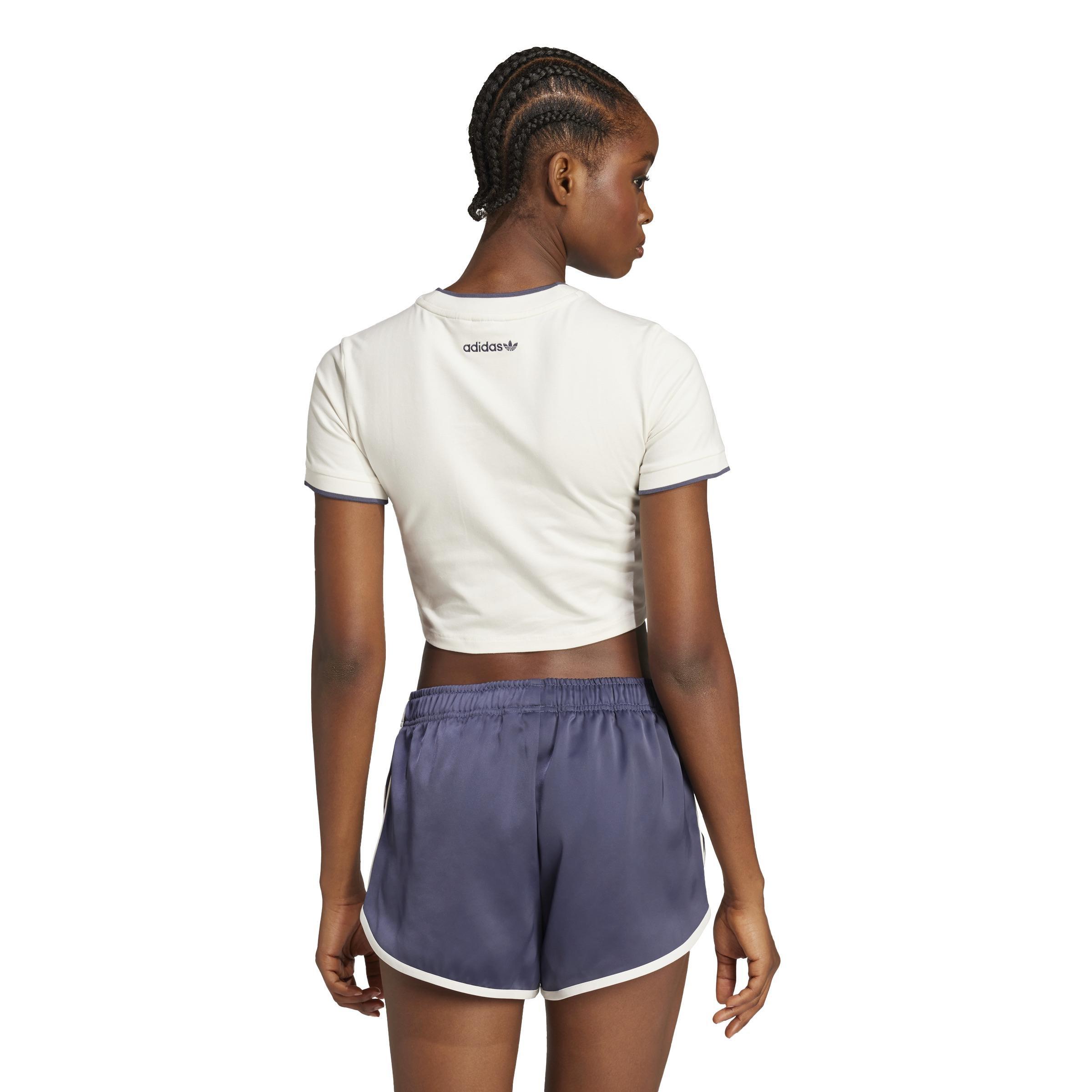 adidas Sport Graphic Baby Tee, White, A701_ONE, large image number 1