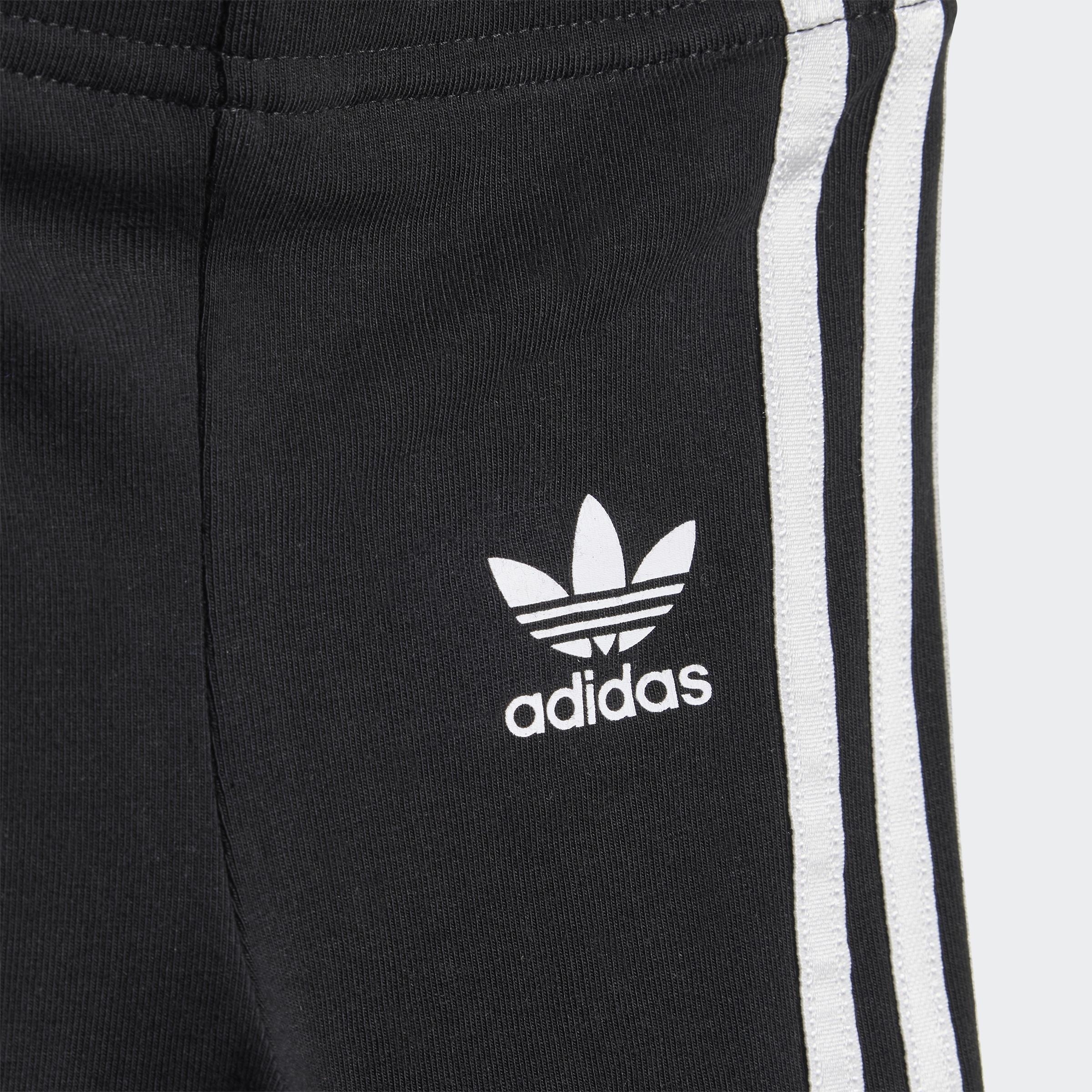 Kids Loose Crew Flared Leggings Set, Black, A701_ONE, large image number 3