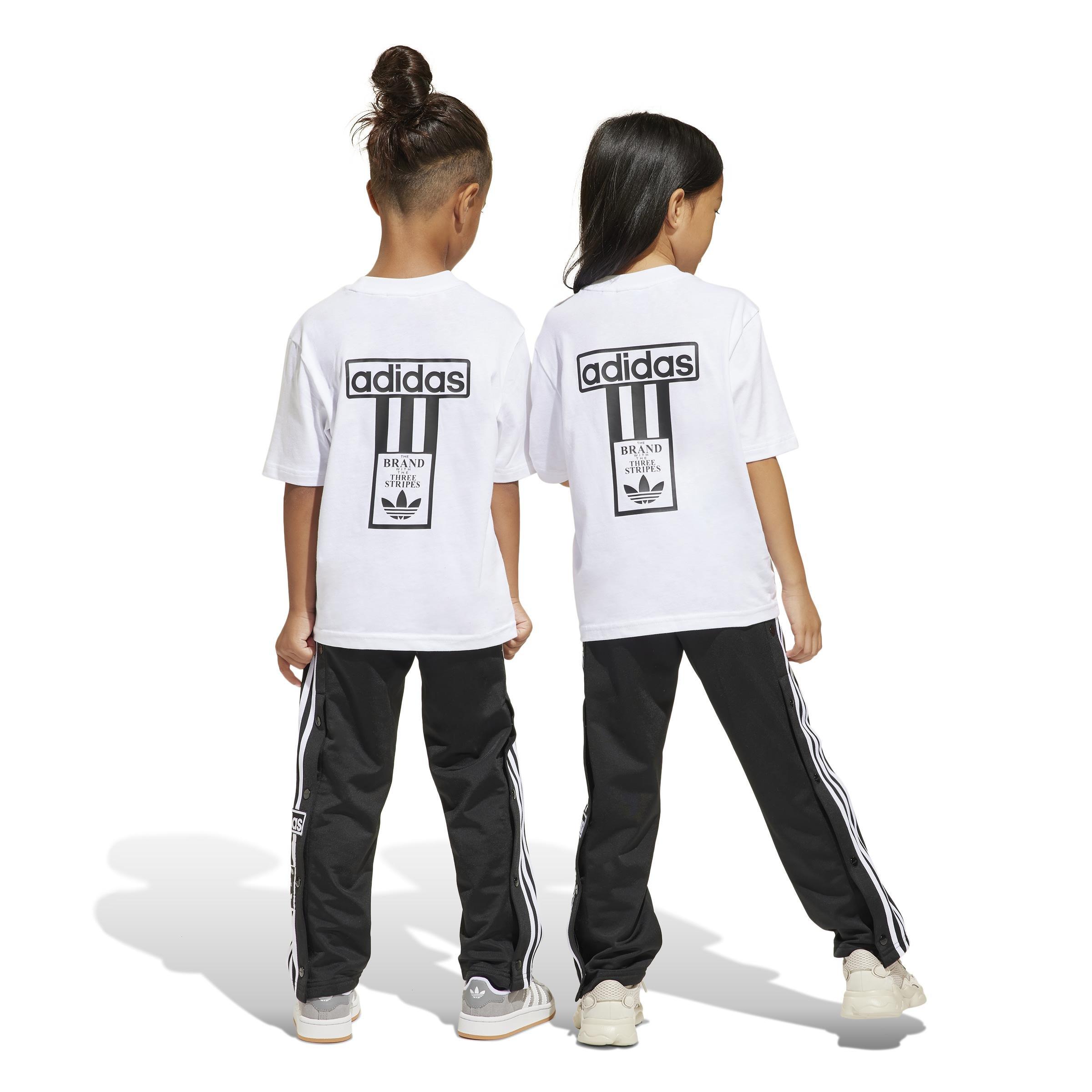 Unisex Adibreak Tee Set Kids, Black, A701_ONE, large image number 1