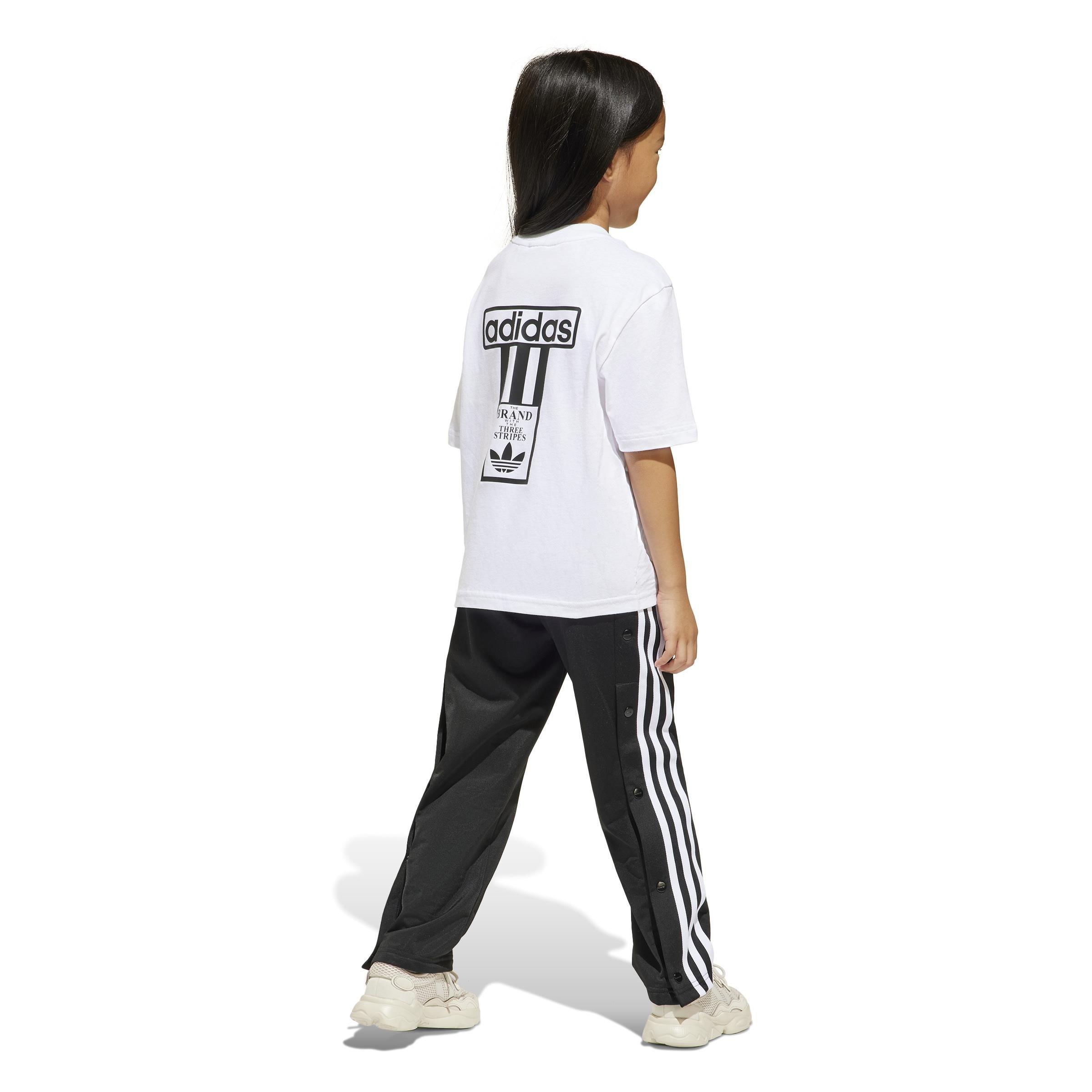 Unisex Adibreak Tee Set Kids, Black, A701_ONE, large image number 2