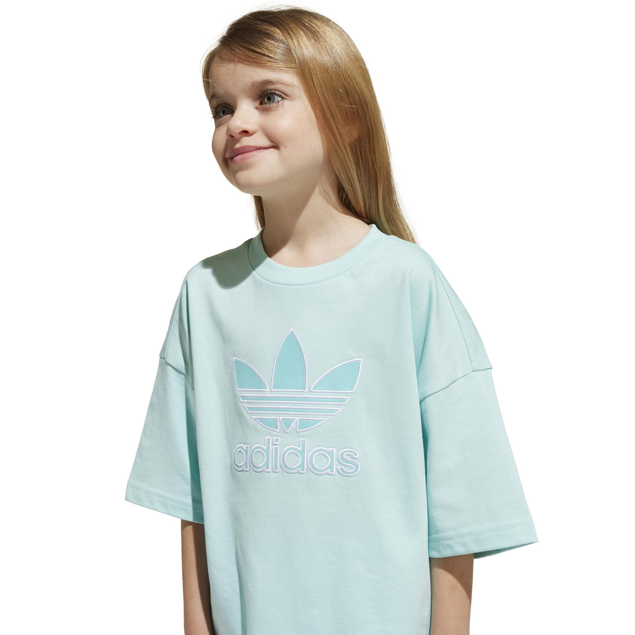 Unisex Kids Short Tee Set, Turquoise, A701_ONE, large image number 4