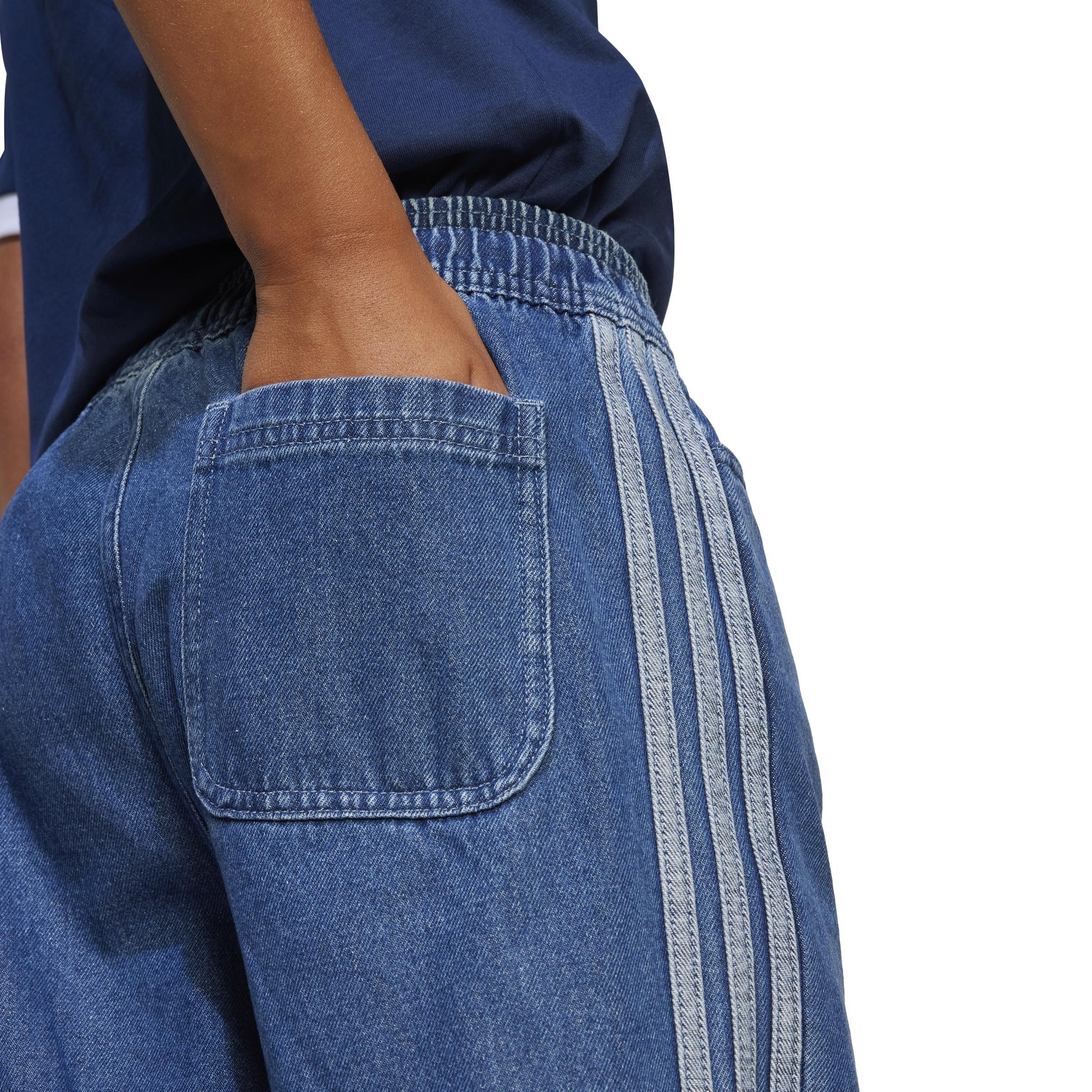 Unisex Kids Denim Joggers, Blue, , large image number 4