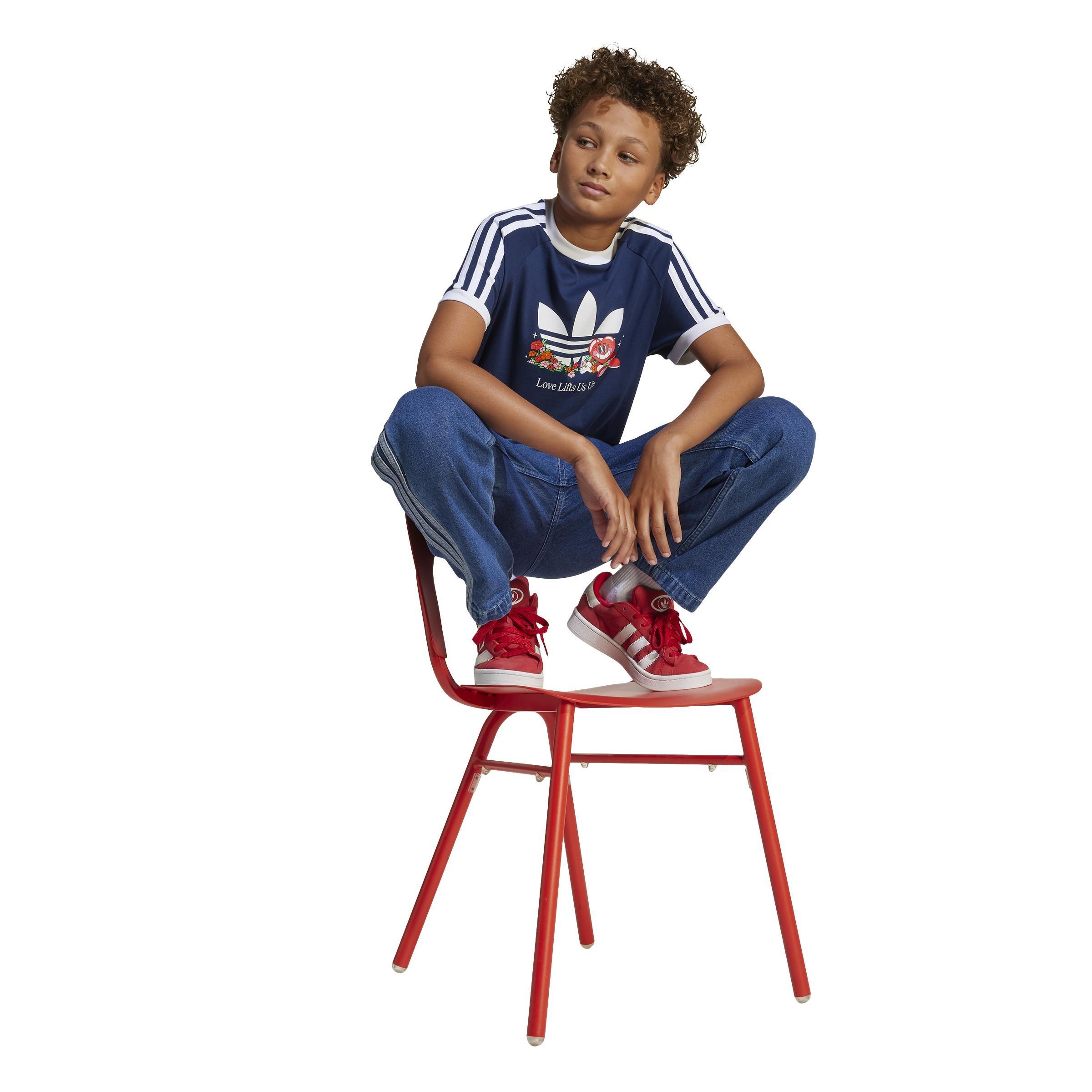Unisex Kids Denim Joggers, Blue, , large image number 6