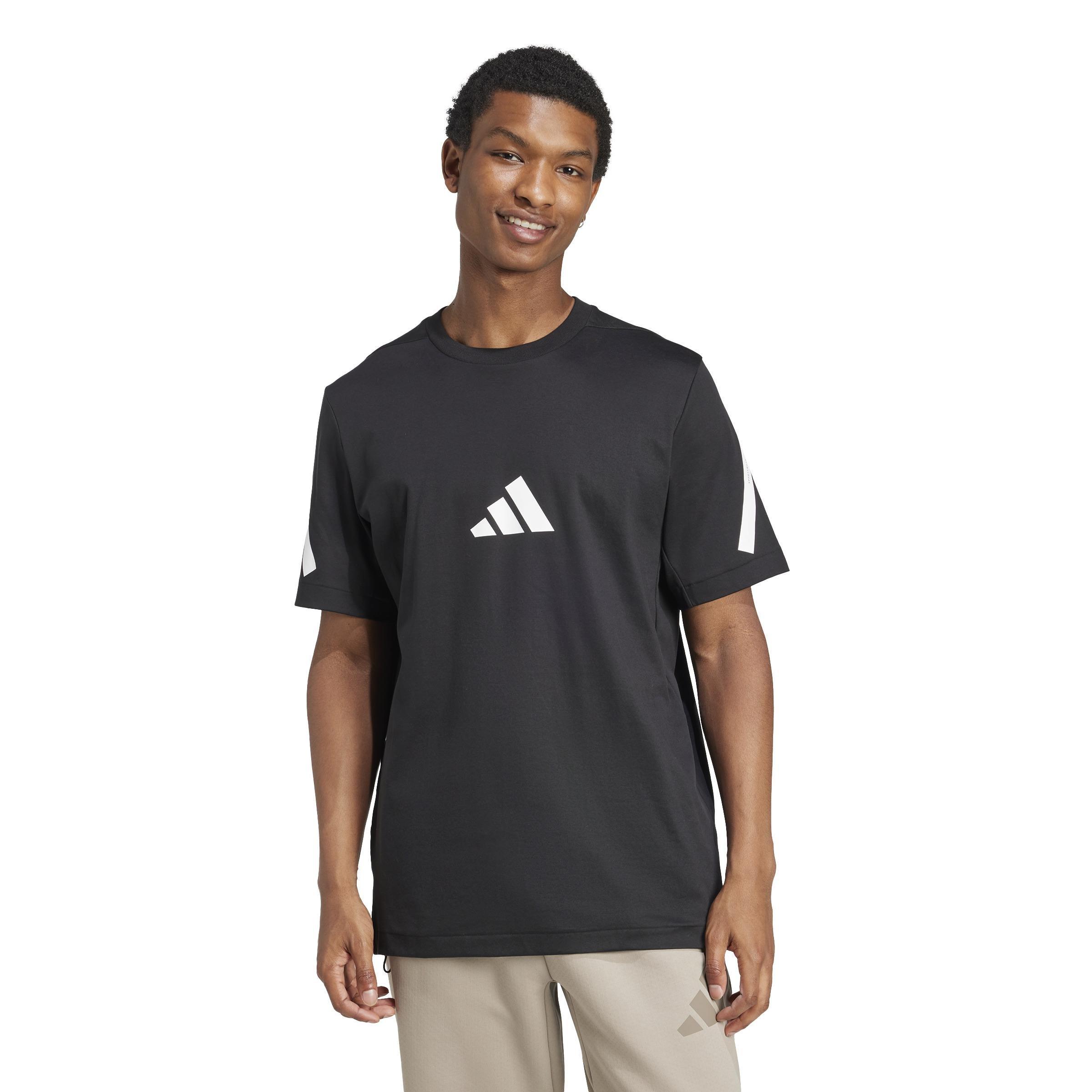 adidas Z.N.E. T-Shirt, Black, A701_ONE, large image number 8