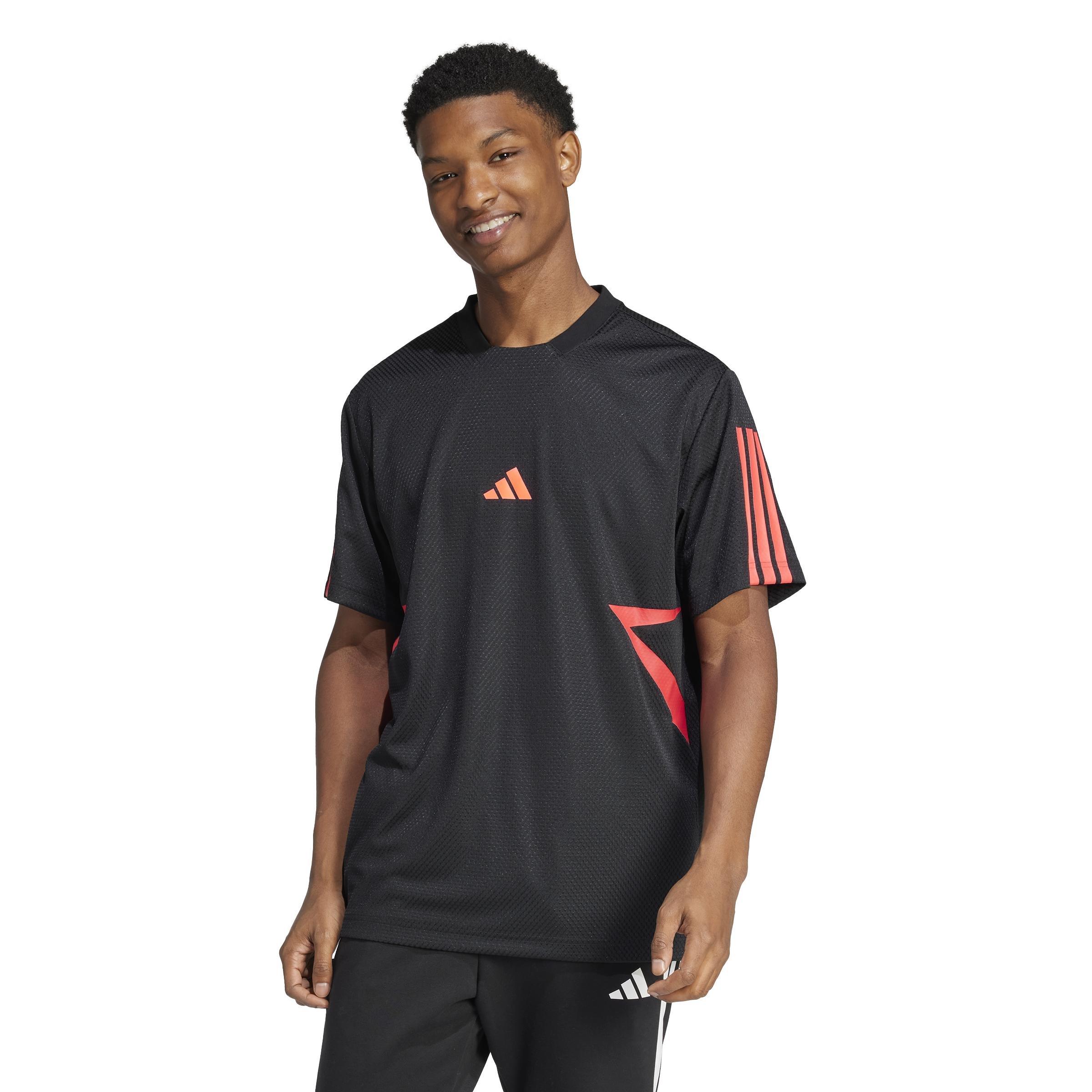 House of Tiro Colourblock T-Shirt, Black, A701_ONE, large image number 6