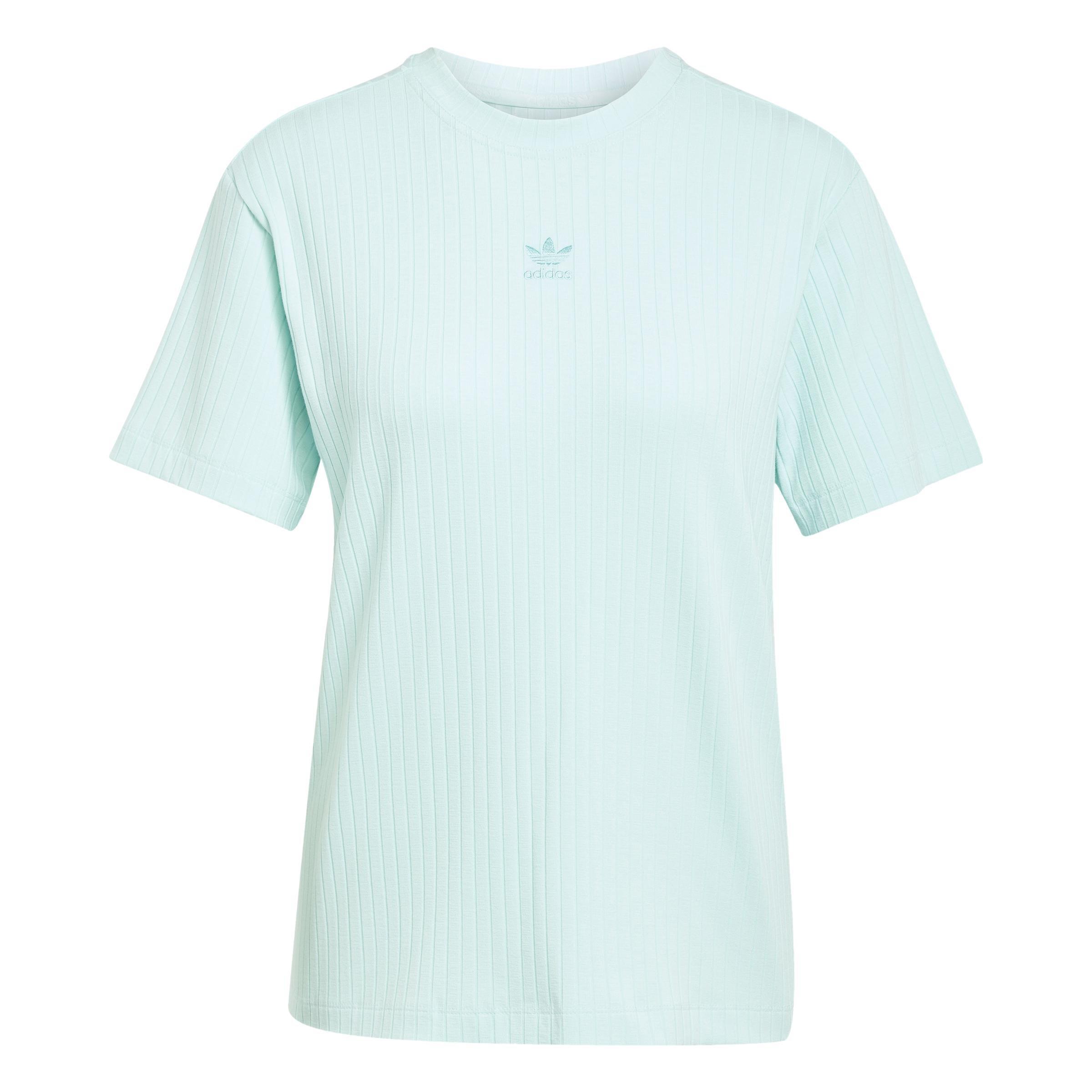 Essentials Wide Rib T-Shirt, Turquoise, A701_ONE, large image number 0