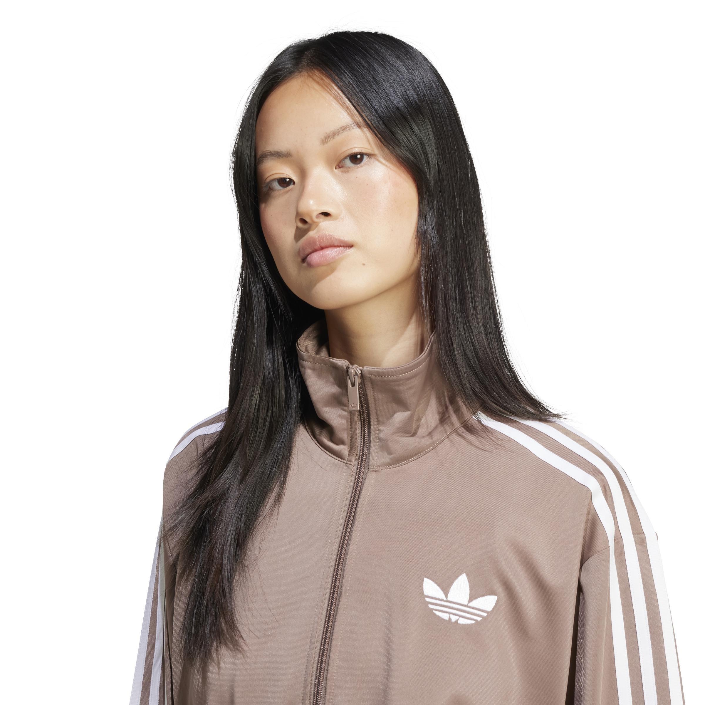 Adicolor Classic Firebird Loose Track Top, Brown, A701_ONE, large image number 3