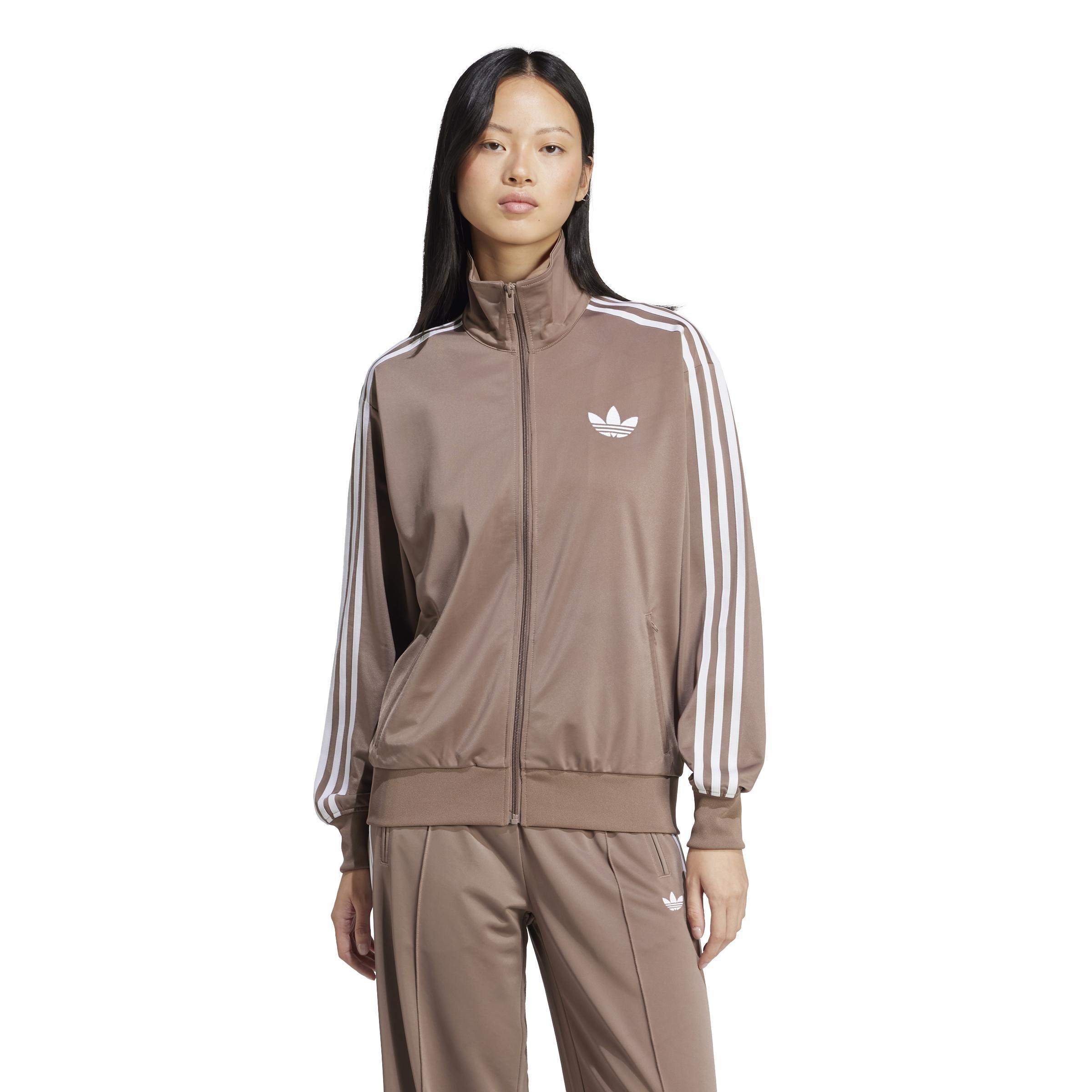 Adicolor Classic Firebird Loose Track Top, Brown, A701_ONE, large image number 4