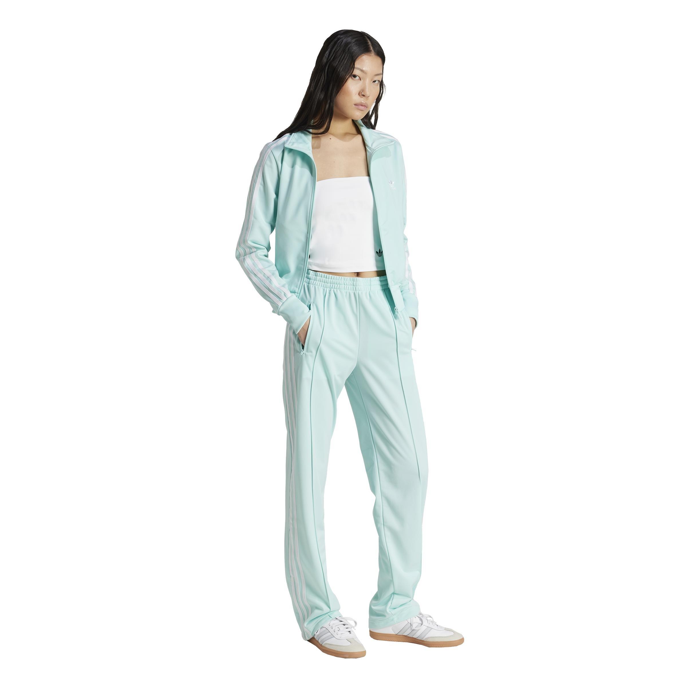 Adicolor Classics Firebird Track Tracksuit Bottoms, Turquoise, A701_ONE, large image number 4