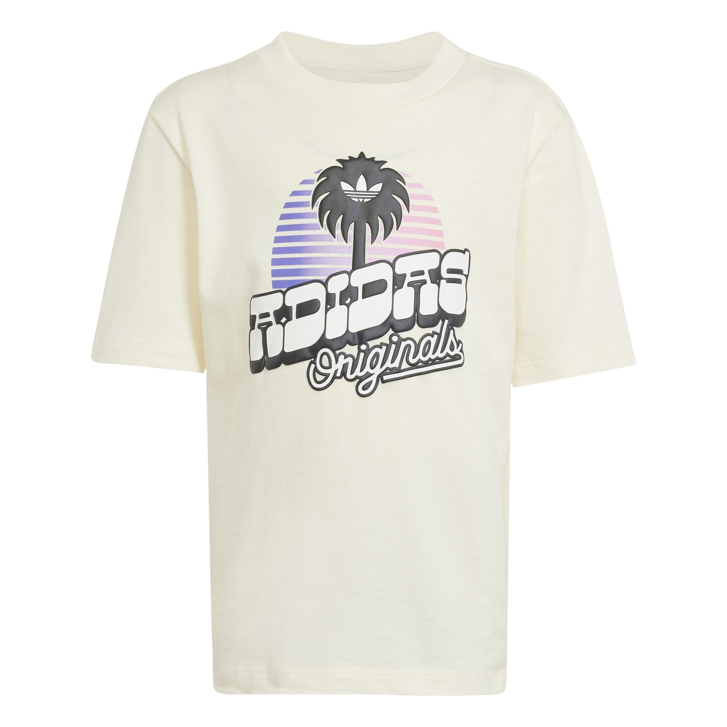 Unisex Kids Shorts and Tee Set, Beige, , large image number 5